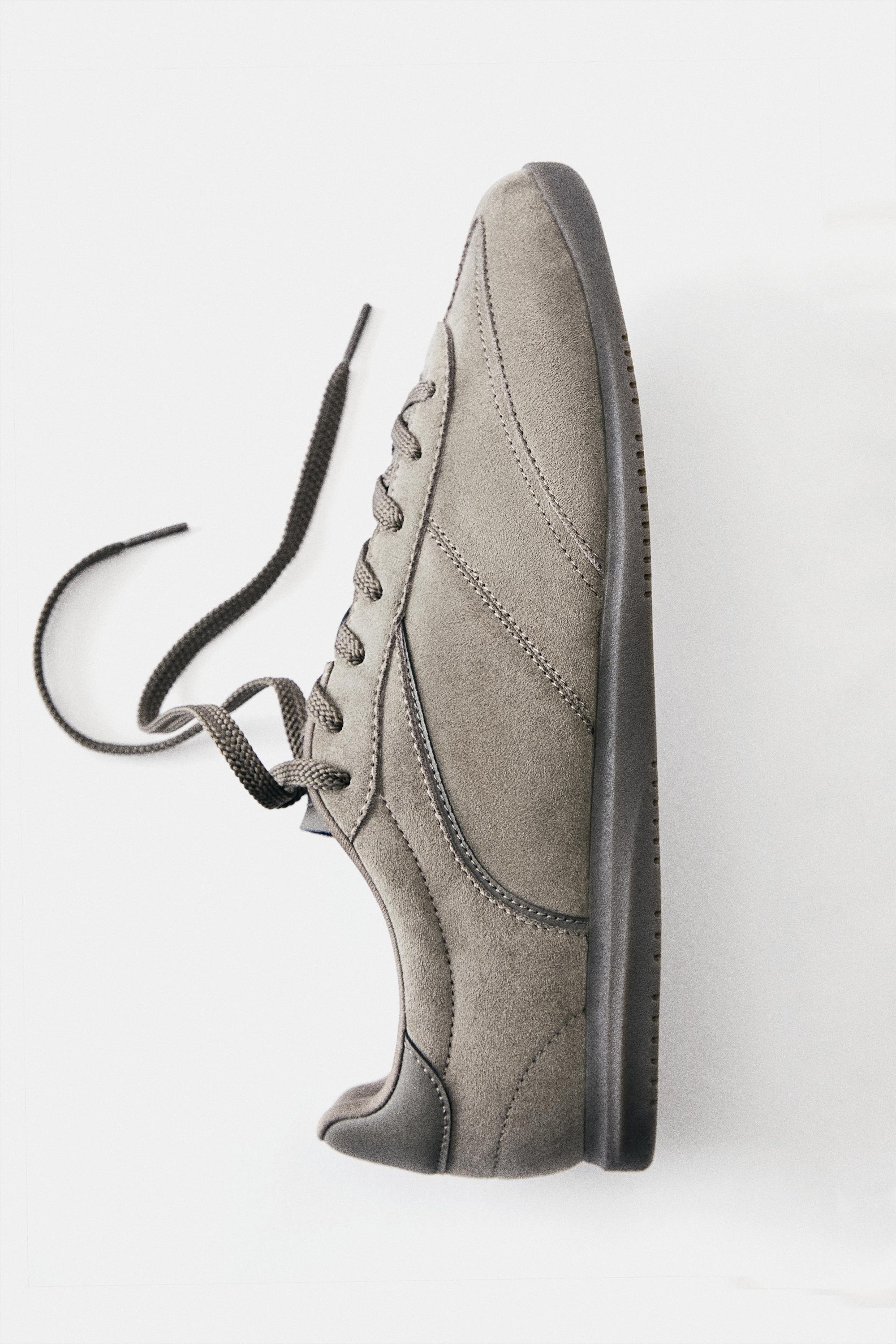 Slim trainers — Taupe