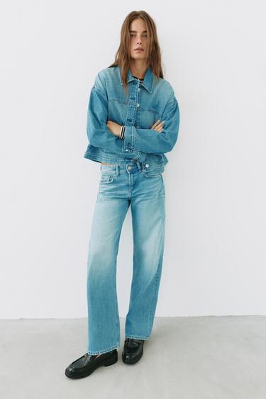 Boxy denim overshirt — Pale blue 6
