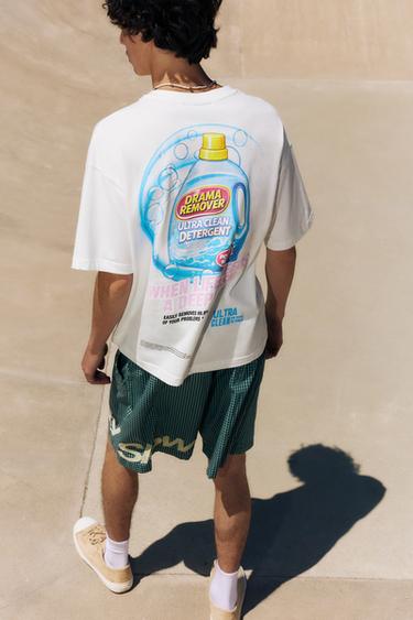 STWD detergent graphic T-shirt — White 1