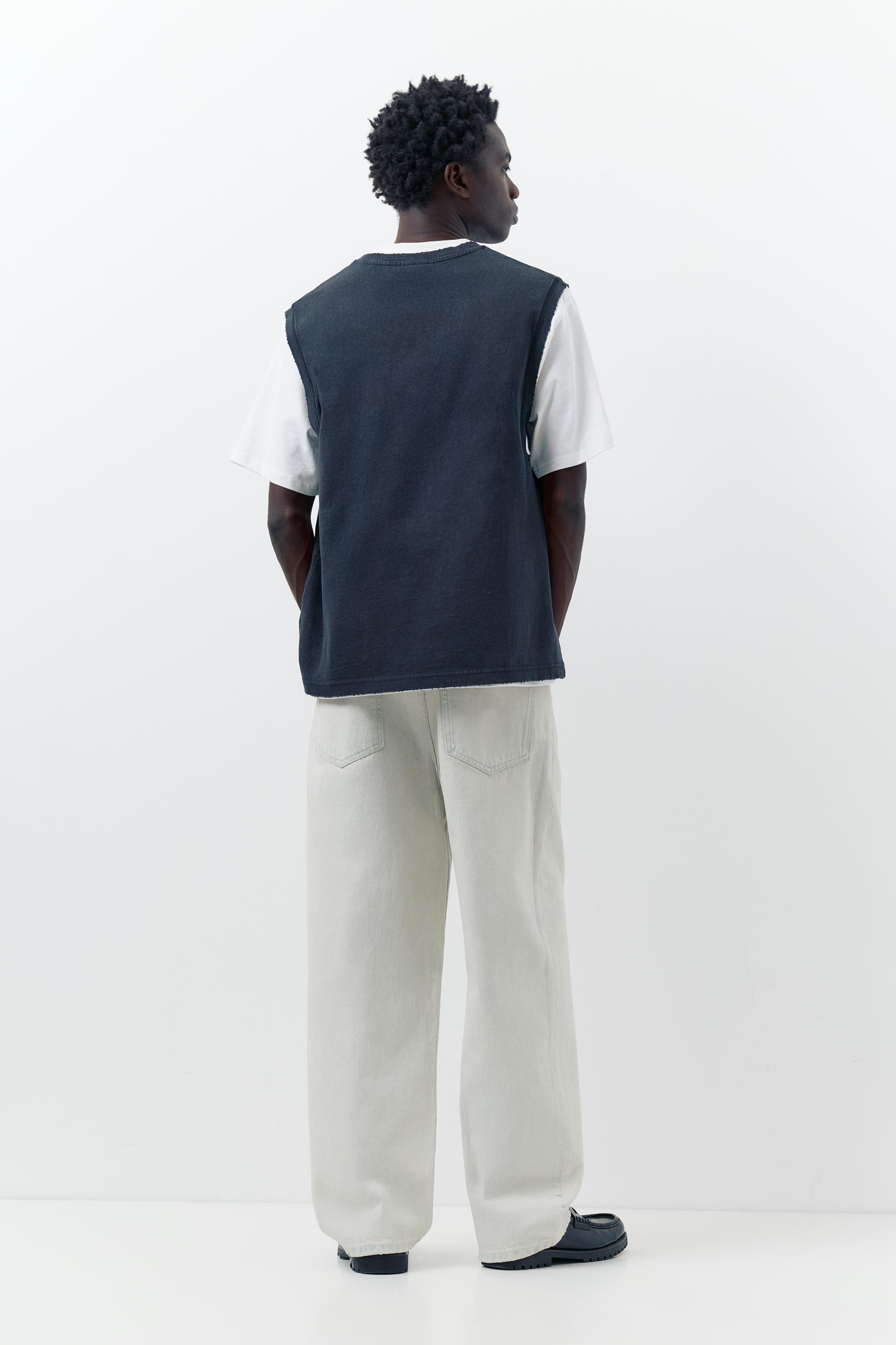 Relaxed fit baggy jeans — Sky blue