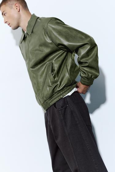 Leather-effect jacket — Bottle 5