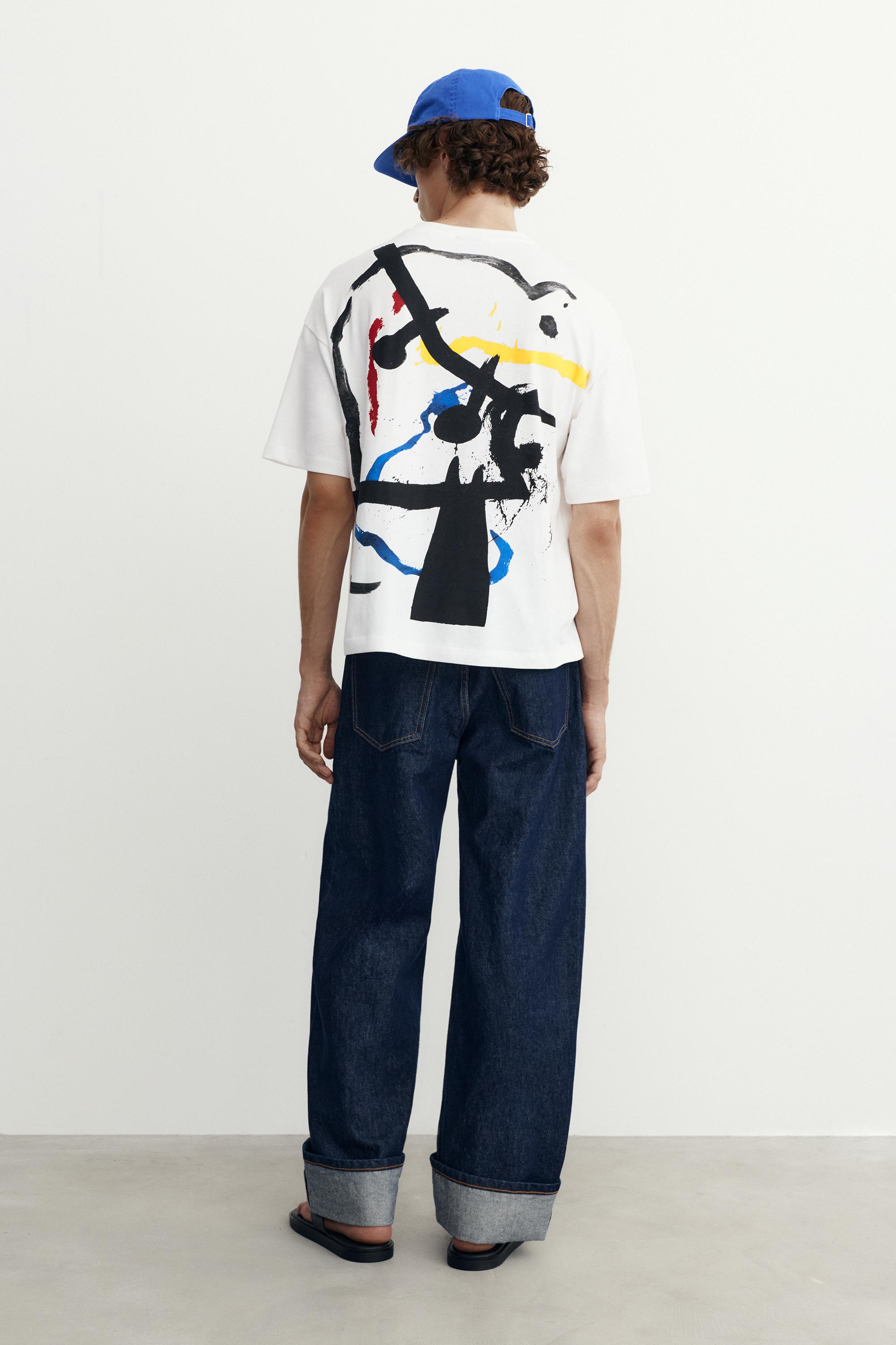 Relaxed fit Miró T-shirt — Off white