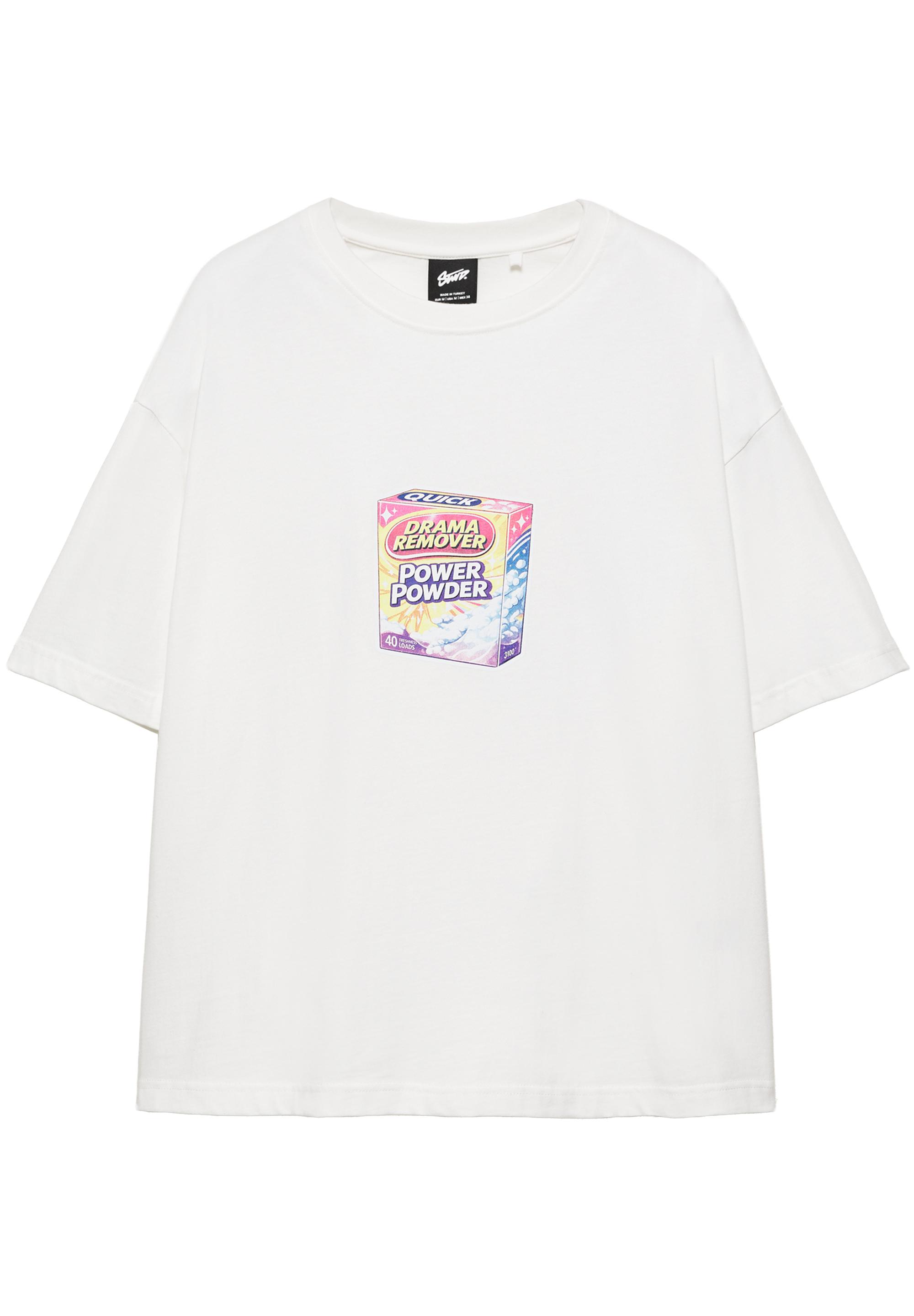 STWD detergent graphic T-shirt — White (alternate view)