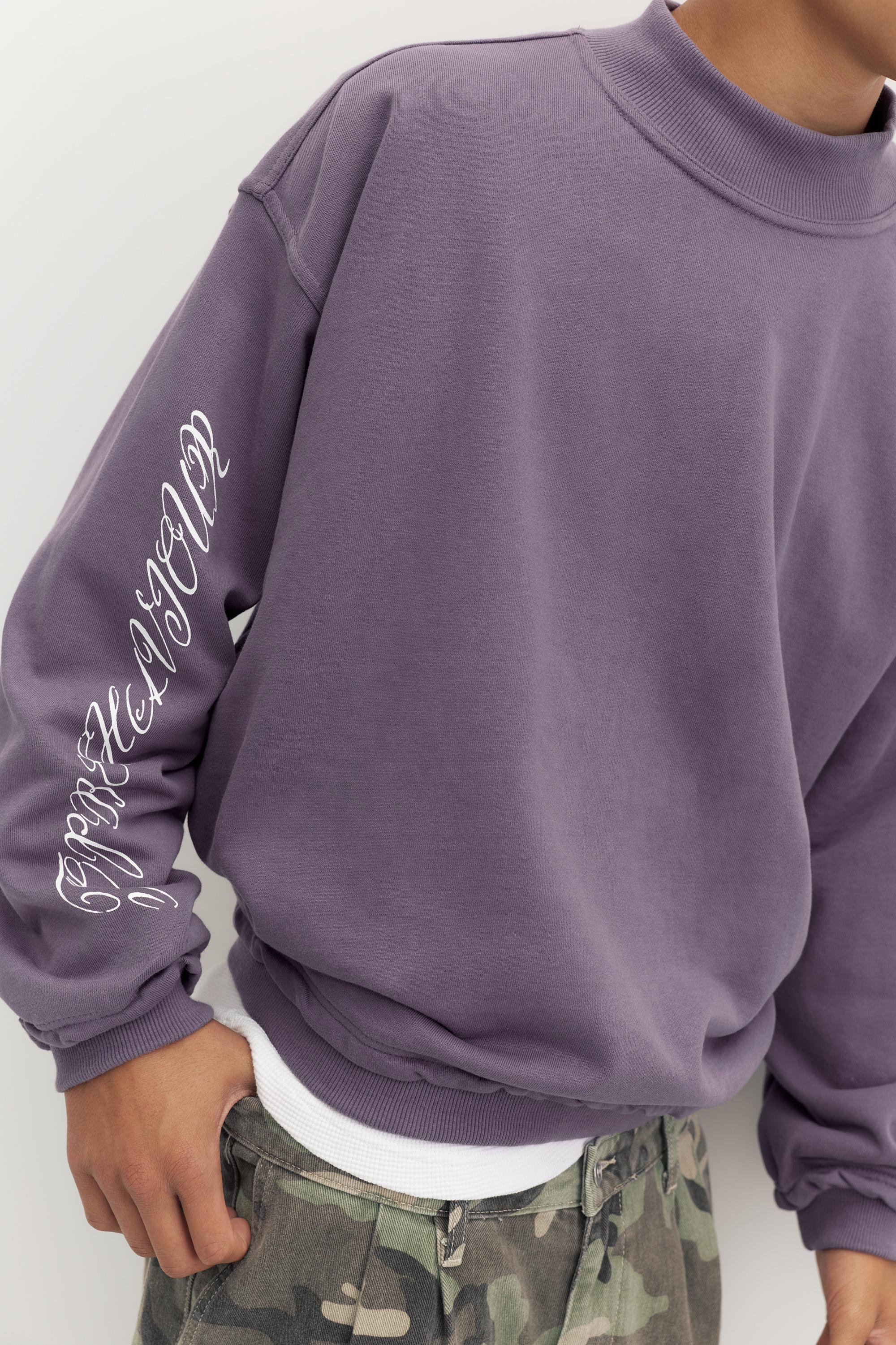 Pull&Bear STWD bisiklet yaka sweatshirt görsel 2