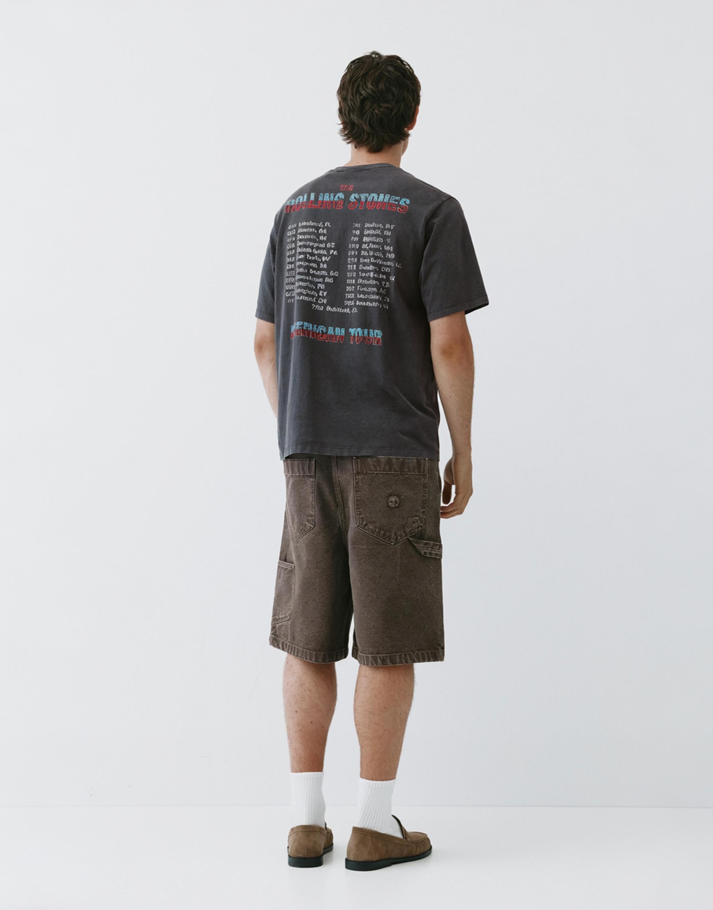 Rolling Stones T-shirt — Dark anthracite
