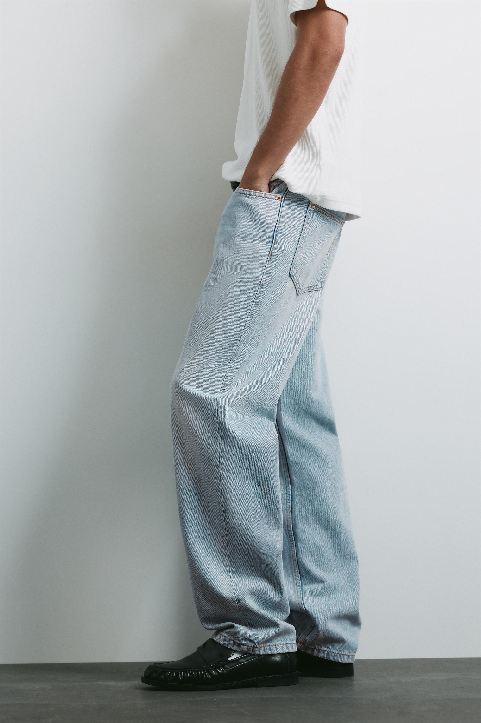 Straight-leg jeans — Pale indigo