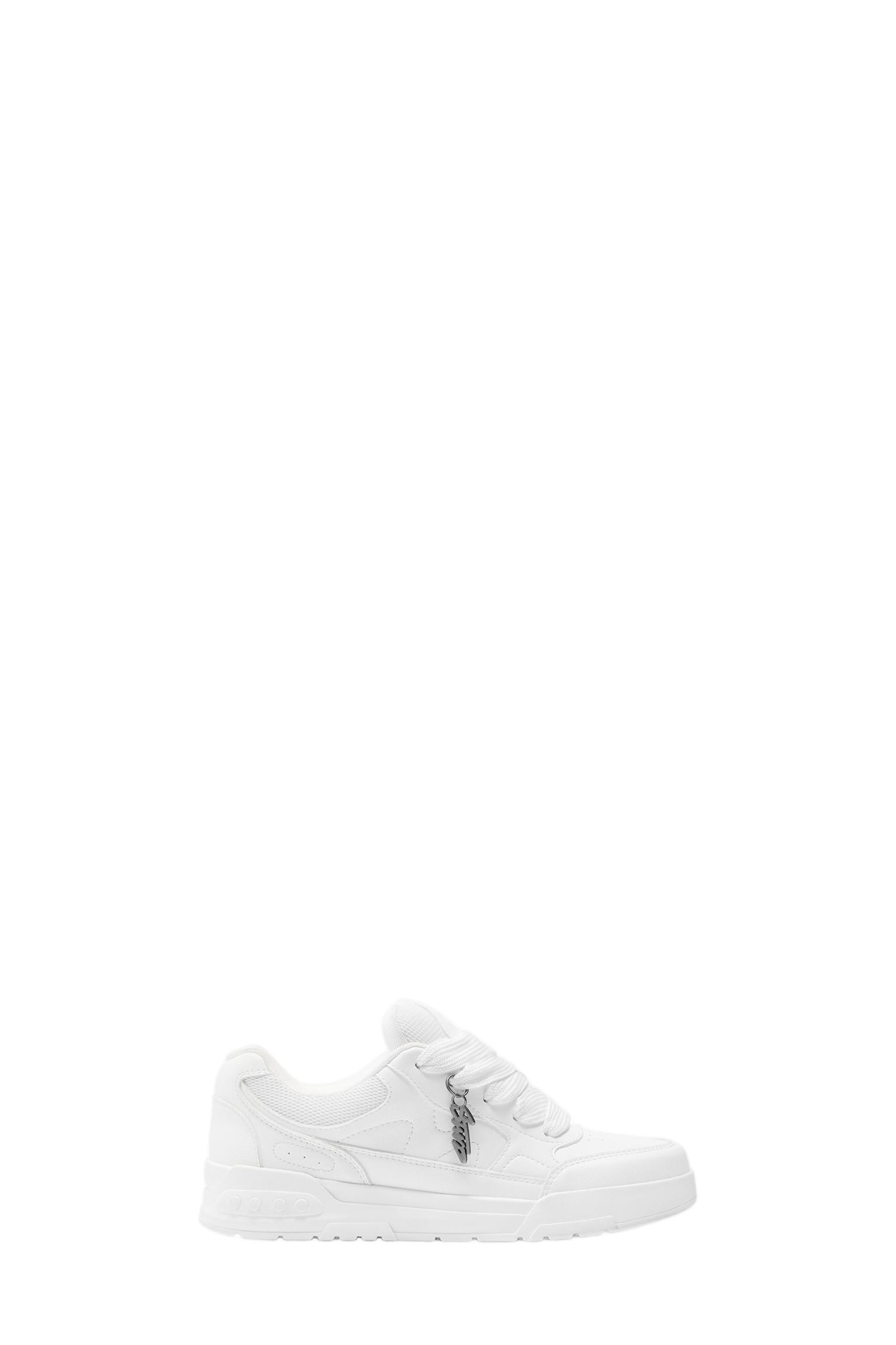 STWD embellished skate trainers — White
