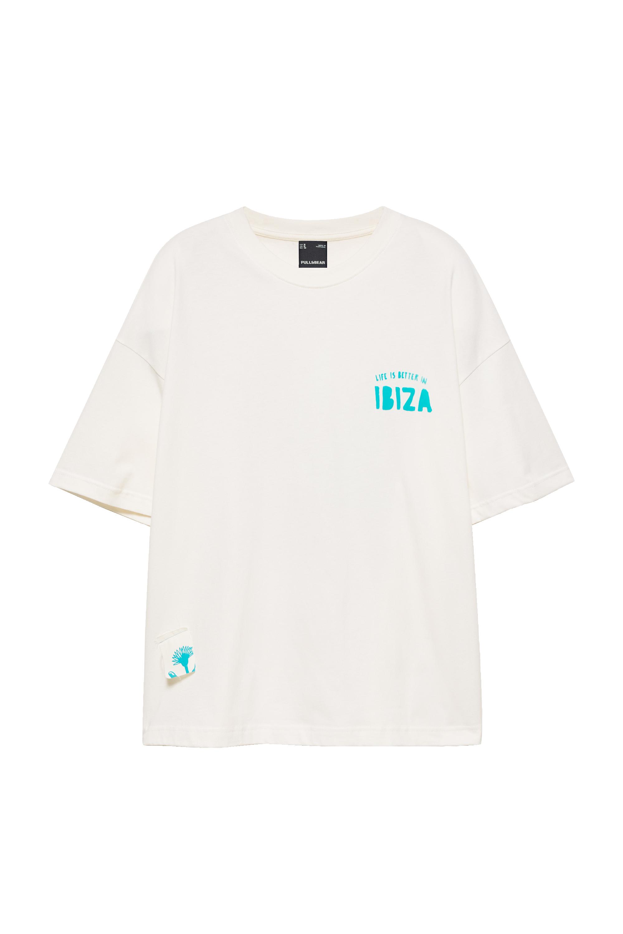 Camiseta boxy gráfico Ibiza