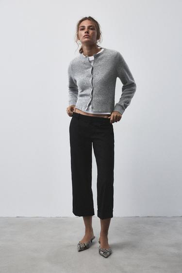 Soft touch cardigan — Grey marl 2