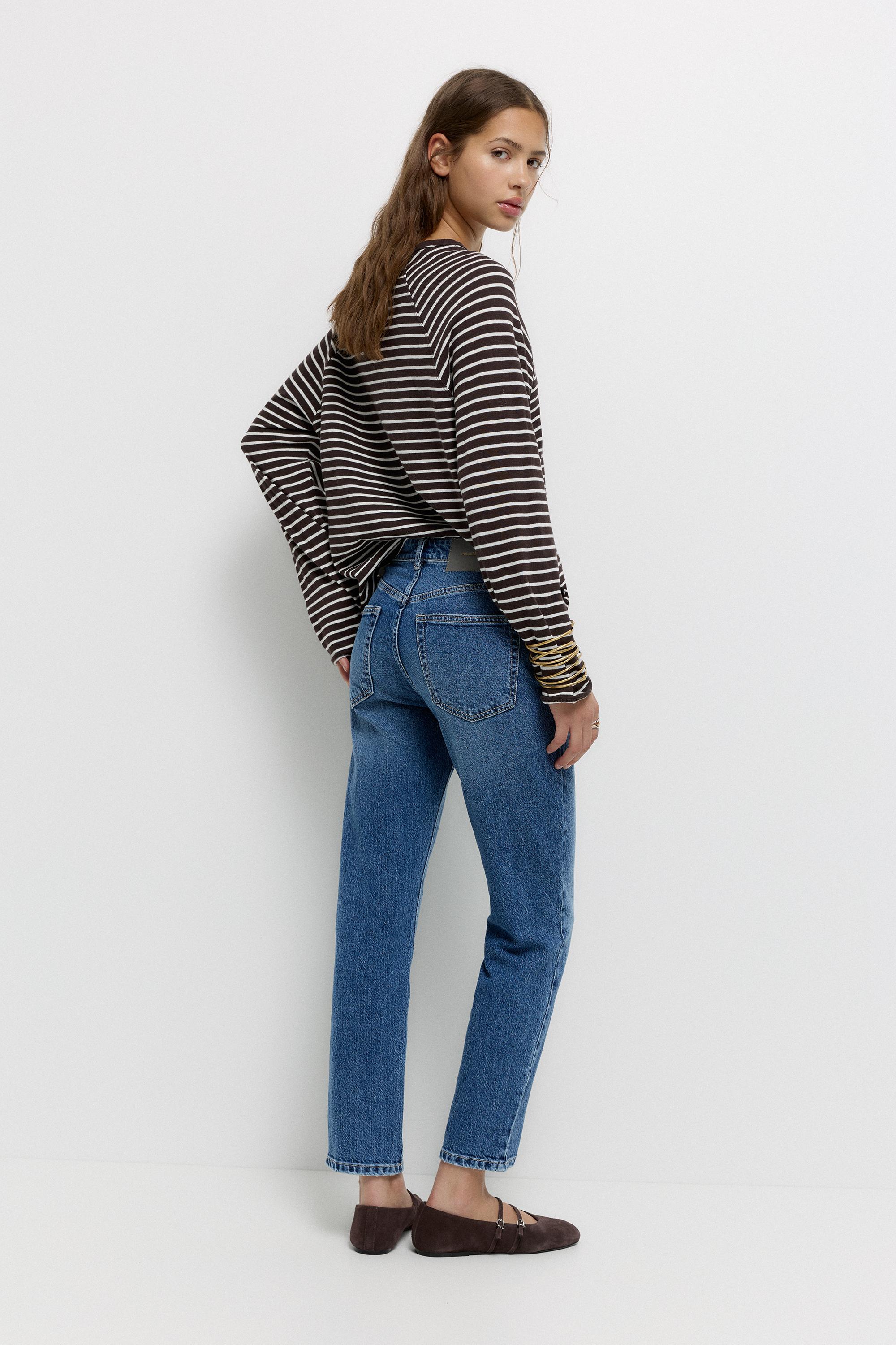 Slim fit comfort jeans — Medium blue