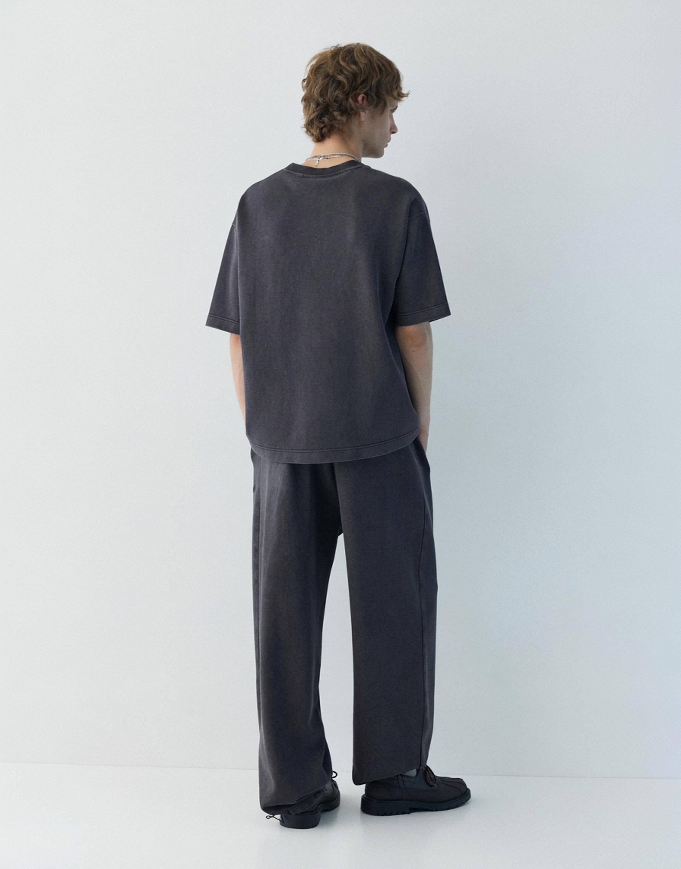 Soluk efektli STWD t-shirt - Görsel 23