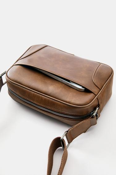 Distressed crossbody bag — Brown 6