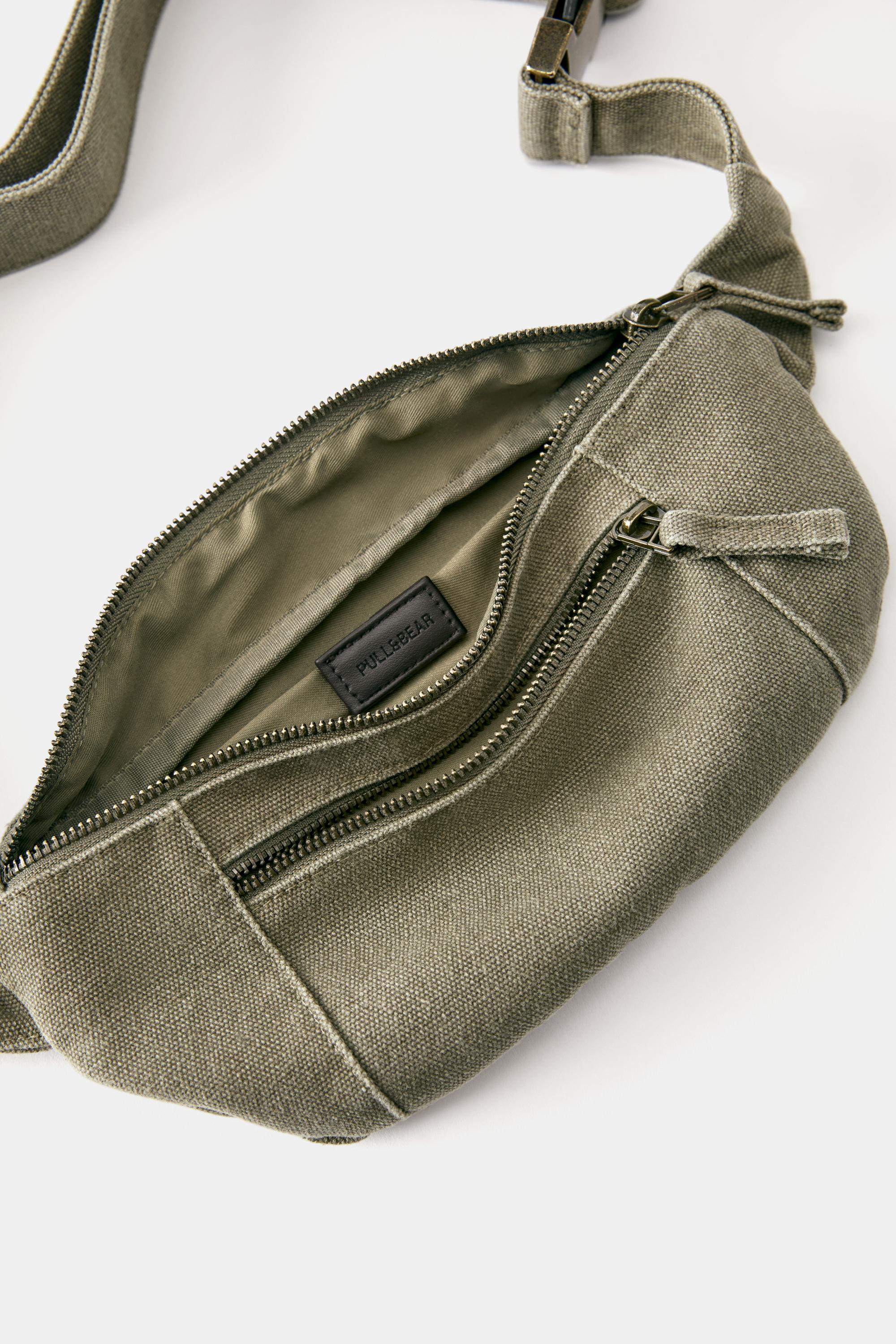 Canvas belt bag — Khaki