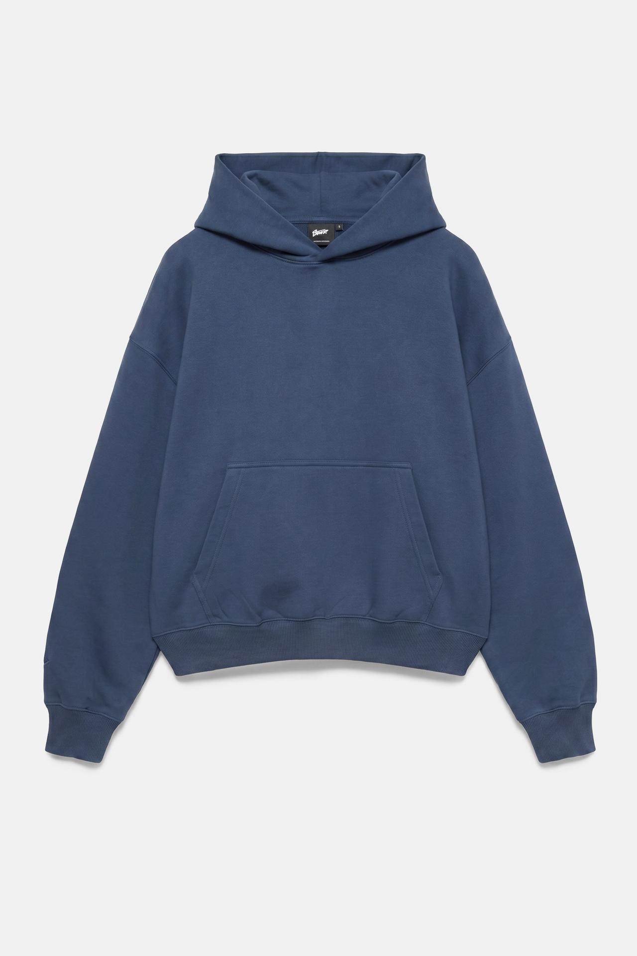 STWD hood sweatshirt — Blue