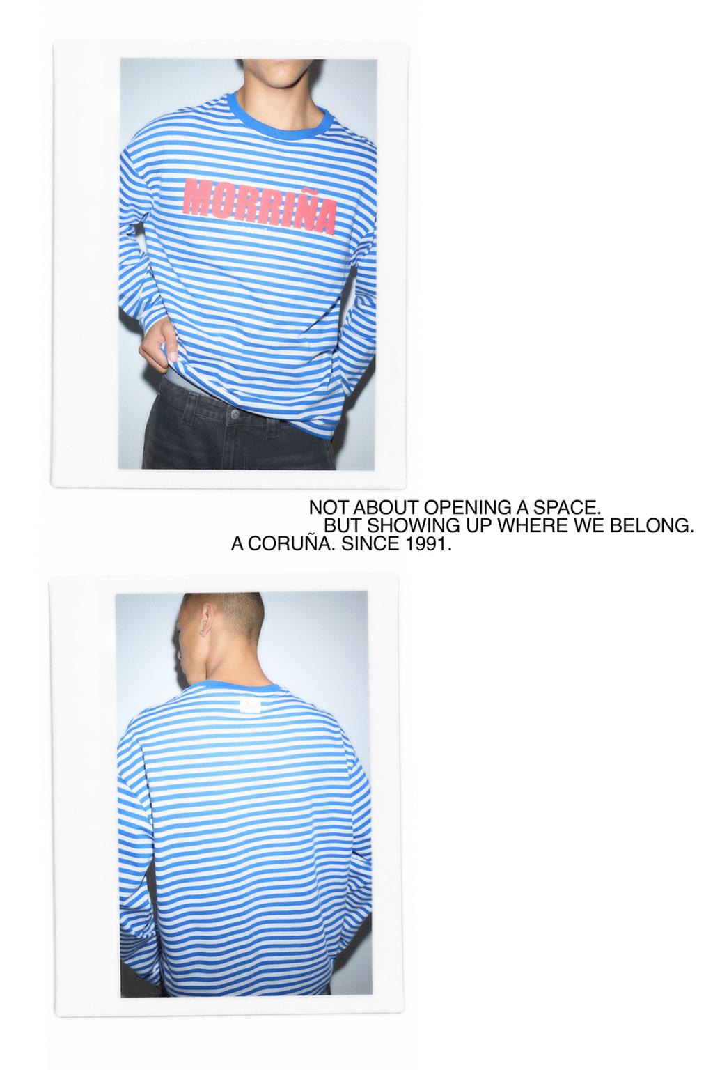 Morriña striped long-sleeve T-shirt