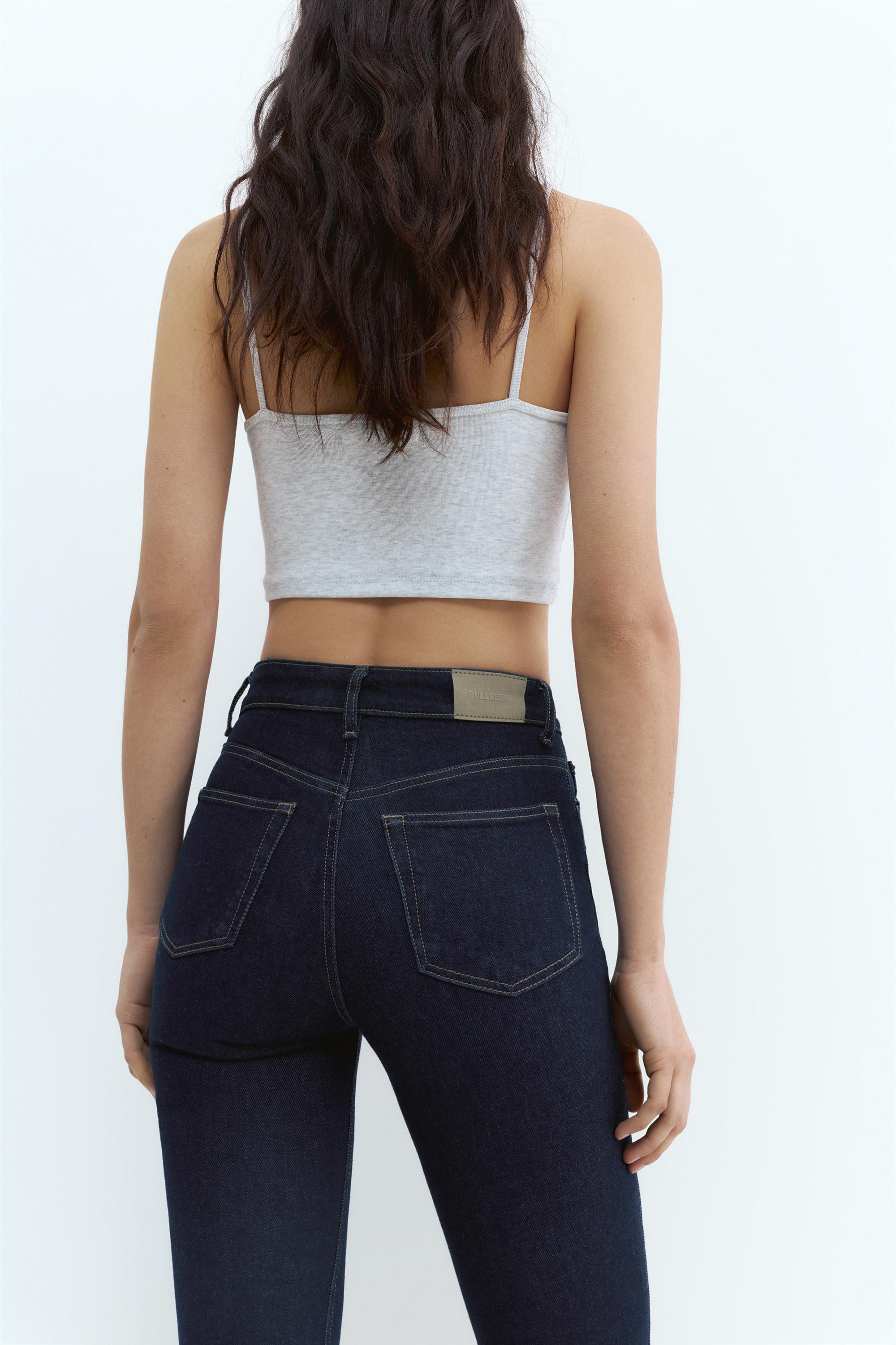 Yüksek bel çan paça jean - Görsel 44