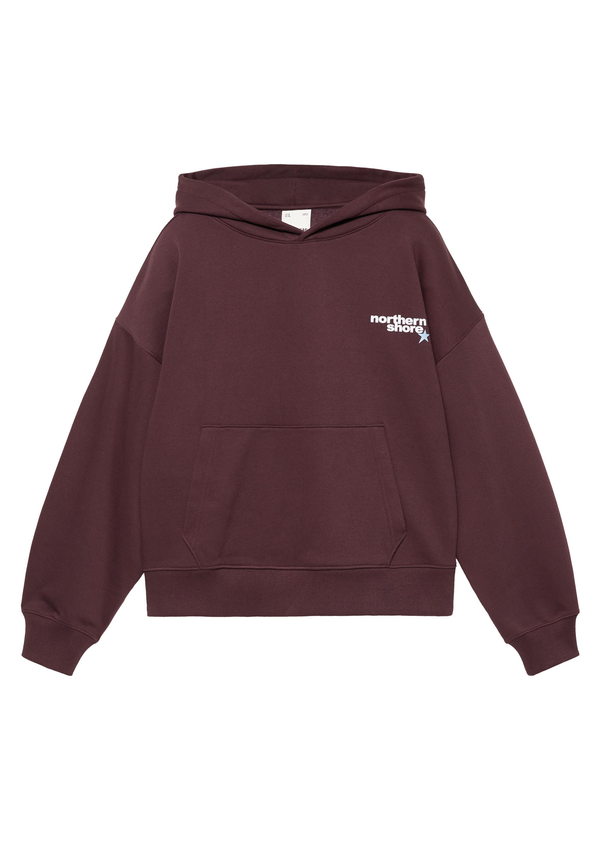 Graphic hoodie — Maroon