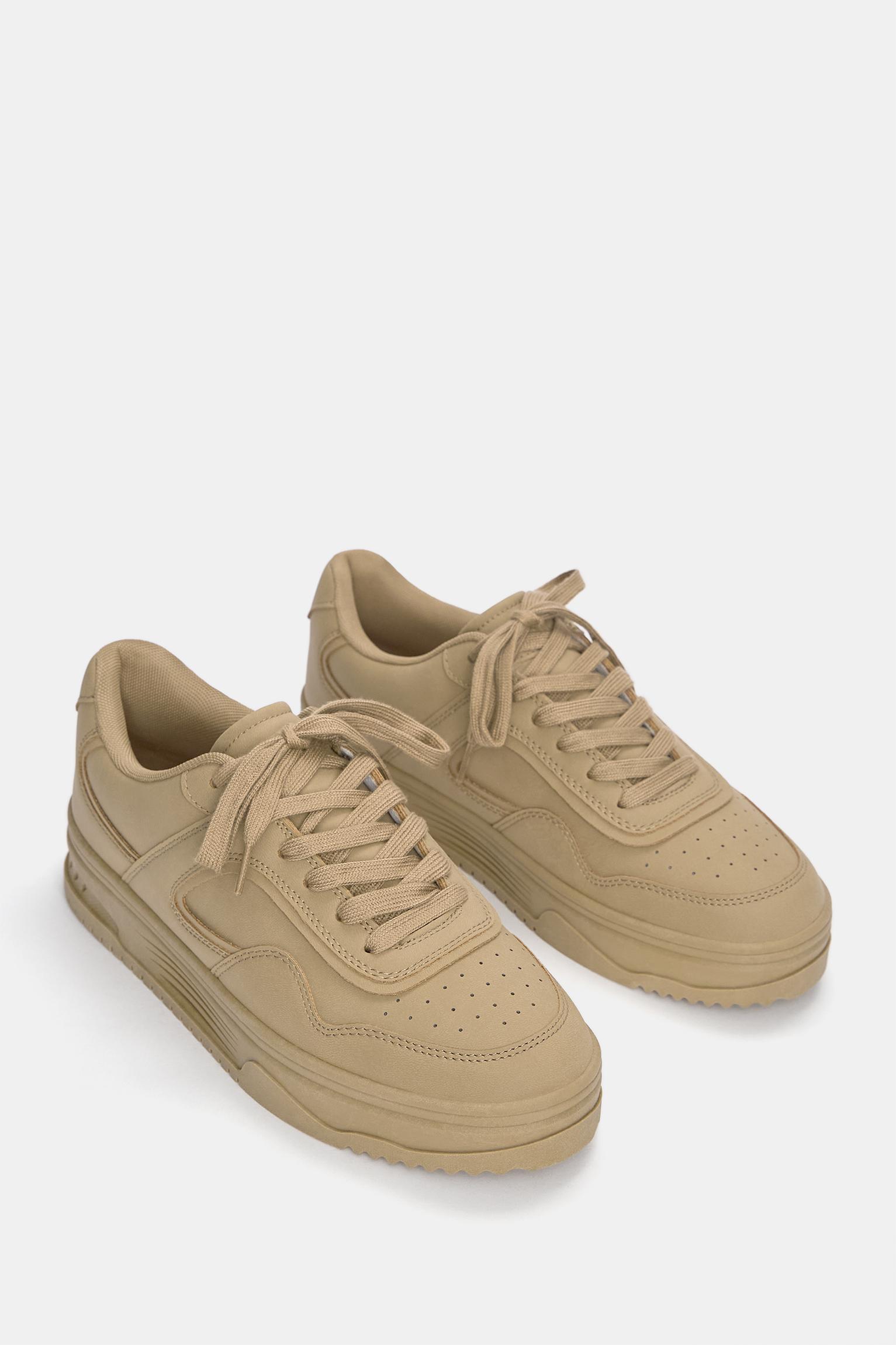 Pull and bear platform sneakers online