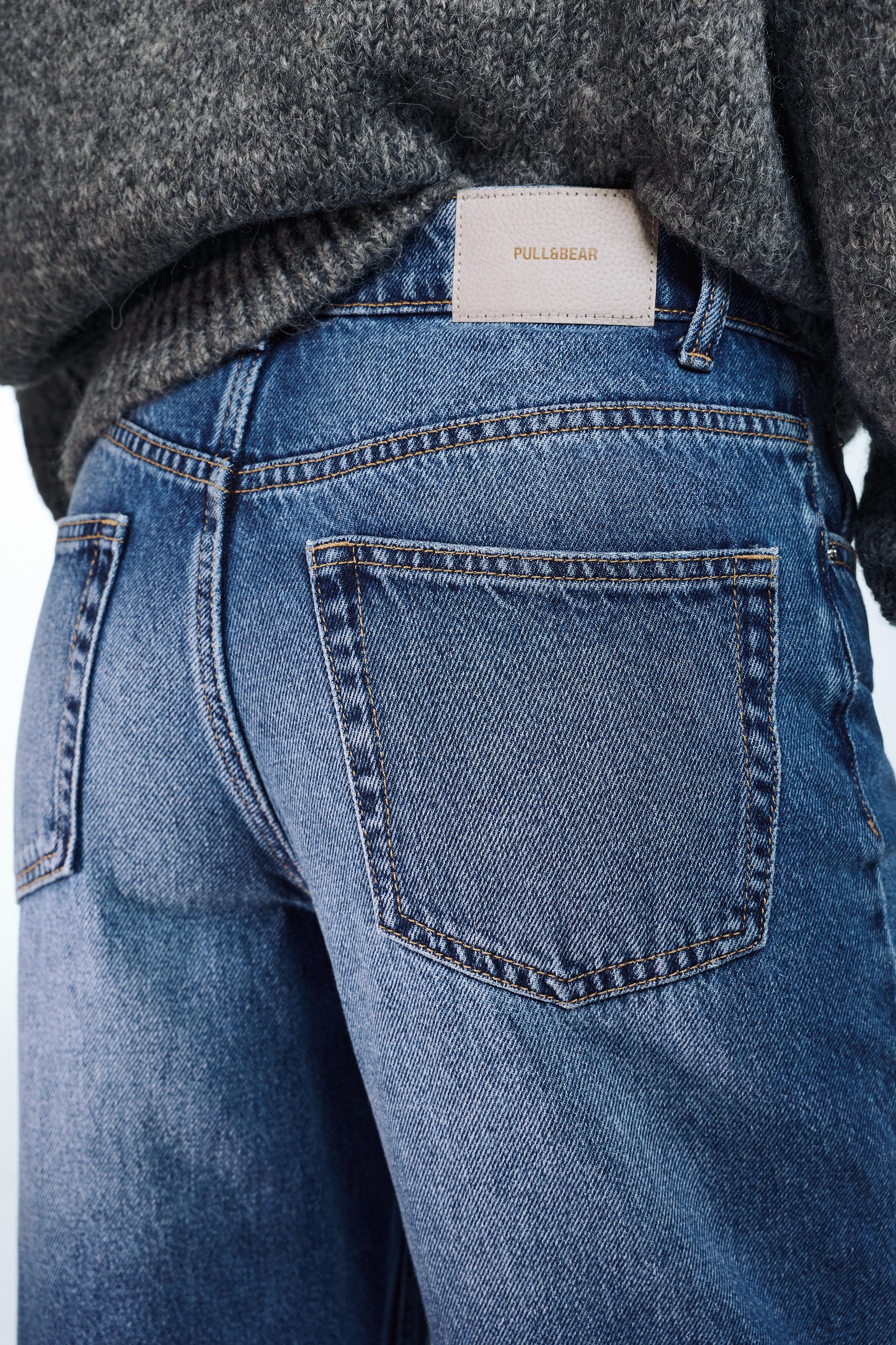 Wide leg yüksek bel jean - Görsel 173