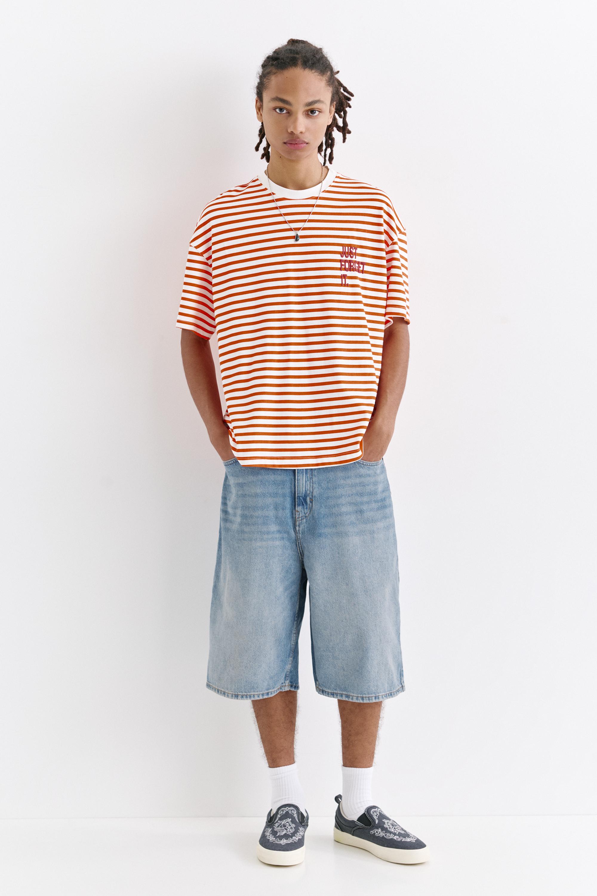 Skater jorts — Medium blue
