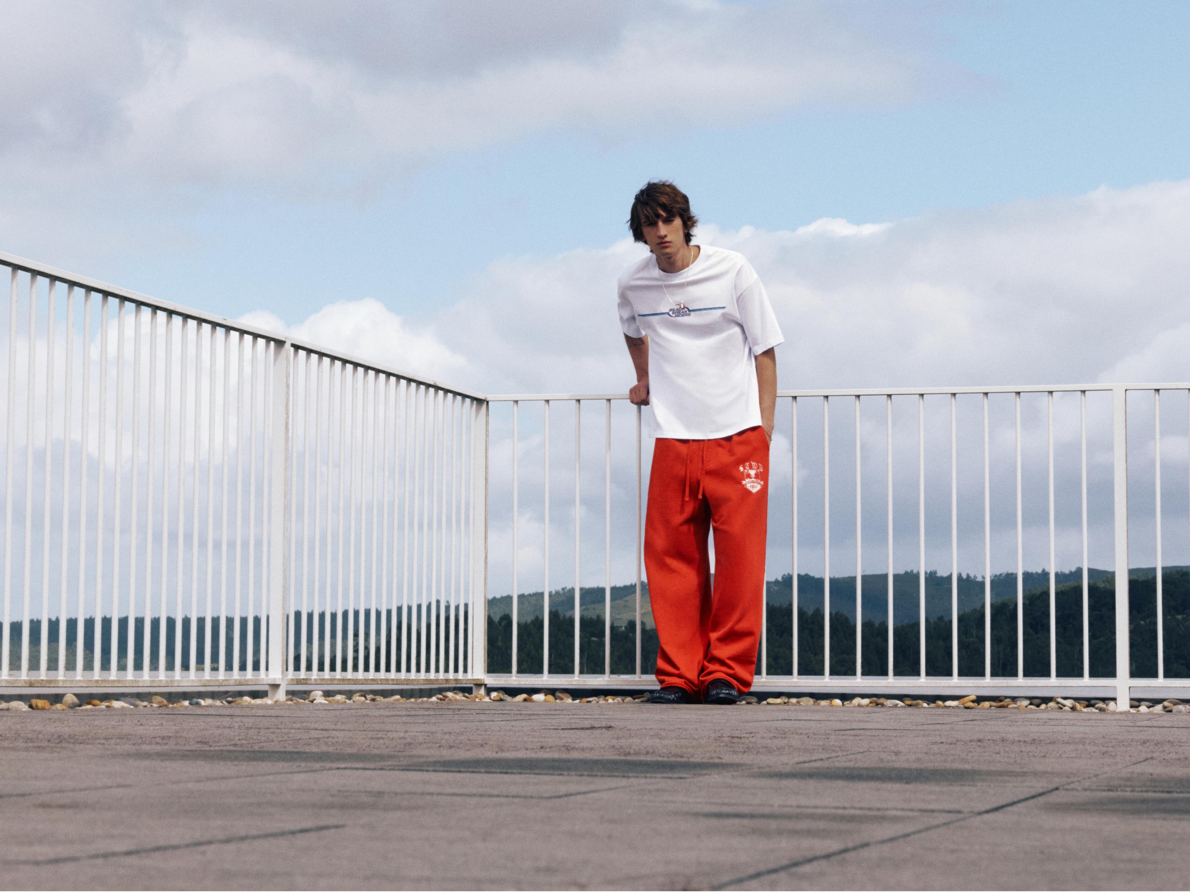 STWD beach graphic T-shirt — Off white