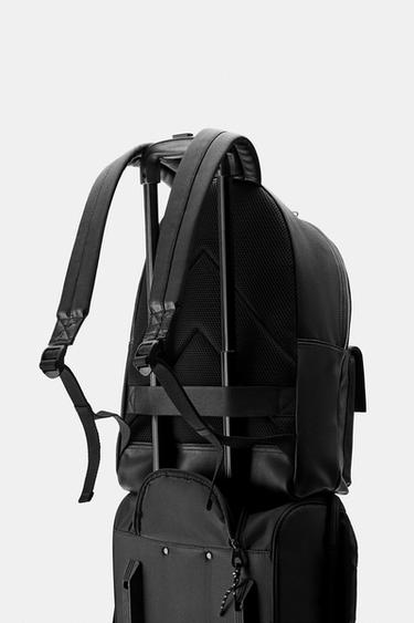 Casual flap backpack — Black 5