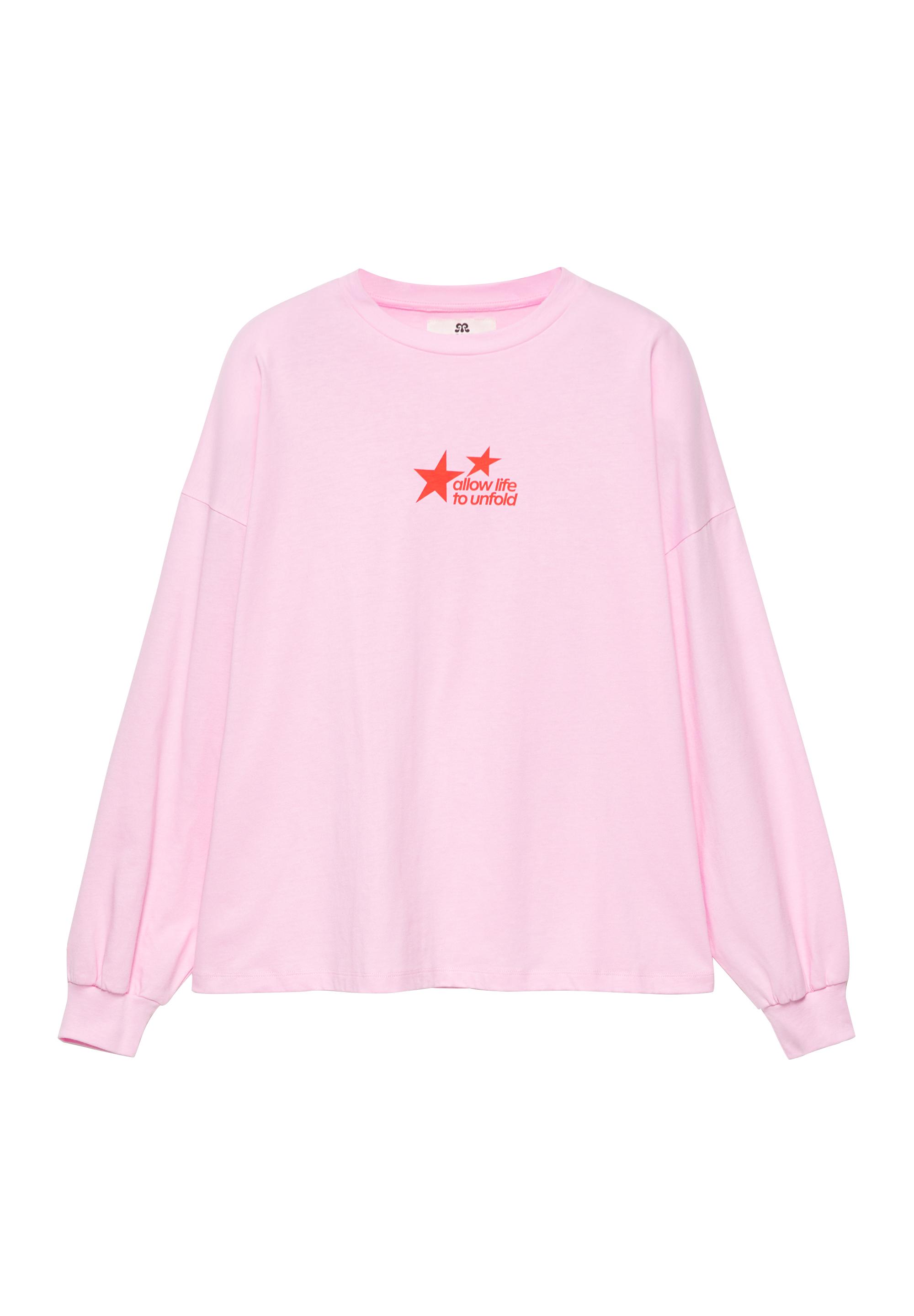 Oversize star graphic T-shirt — Pink