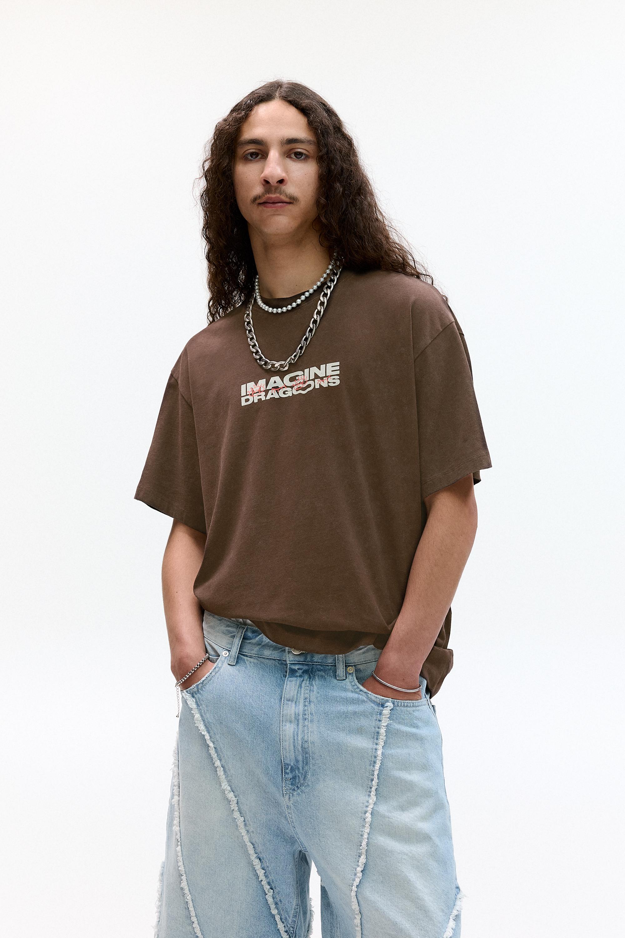 Braunes Imagine Dragons T-Shirt