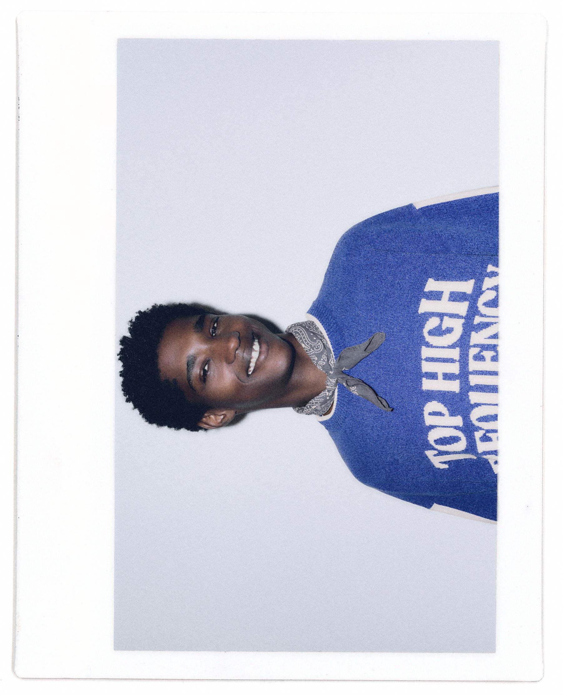 STWD graphic jumper — Blue