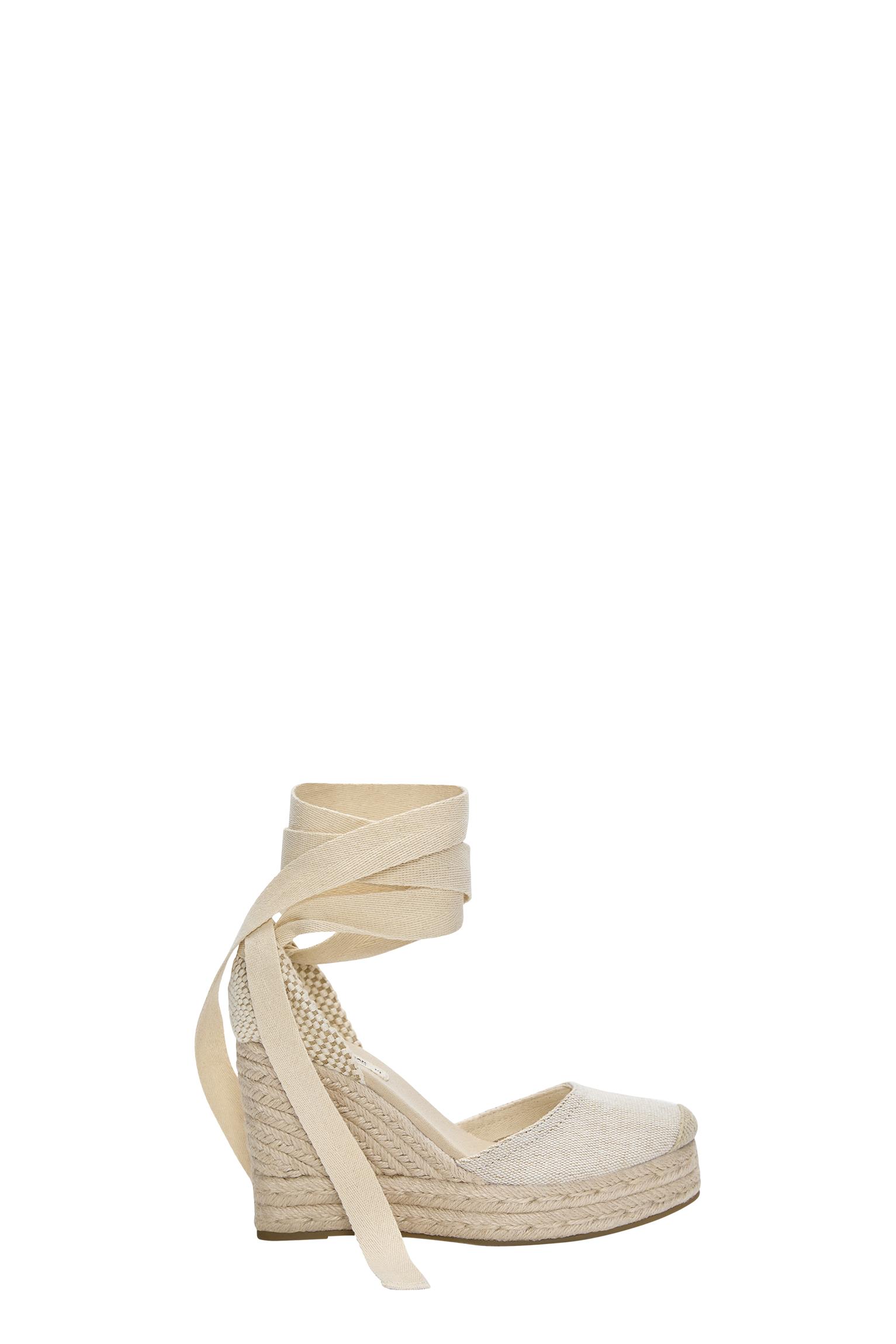 Espadrille wedges — Ecru