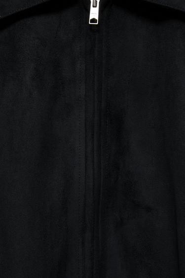 Faux suede jacket — Black 9
