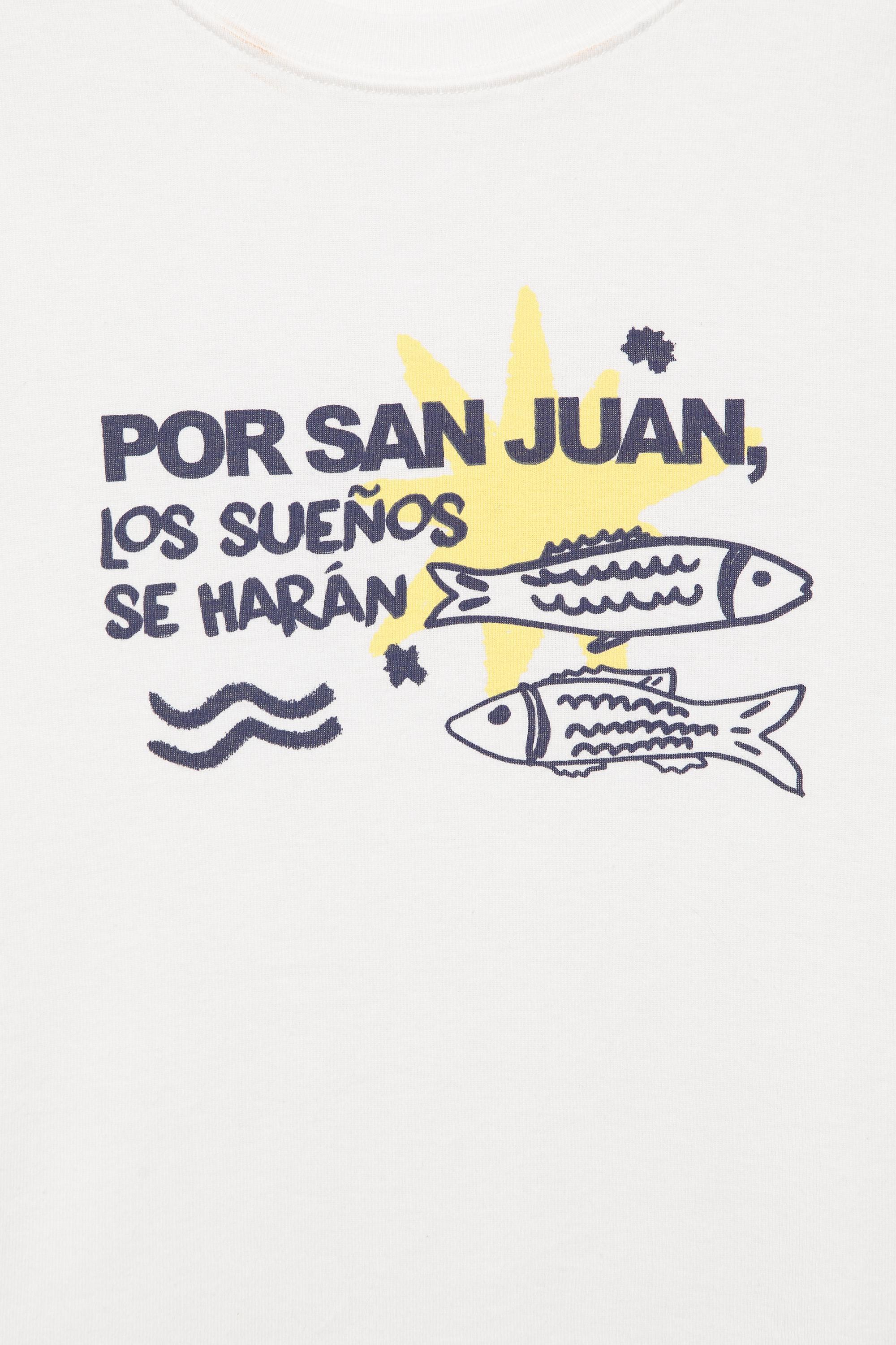 San Juan sardine T-shirt — Ice