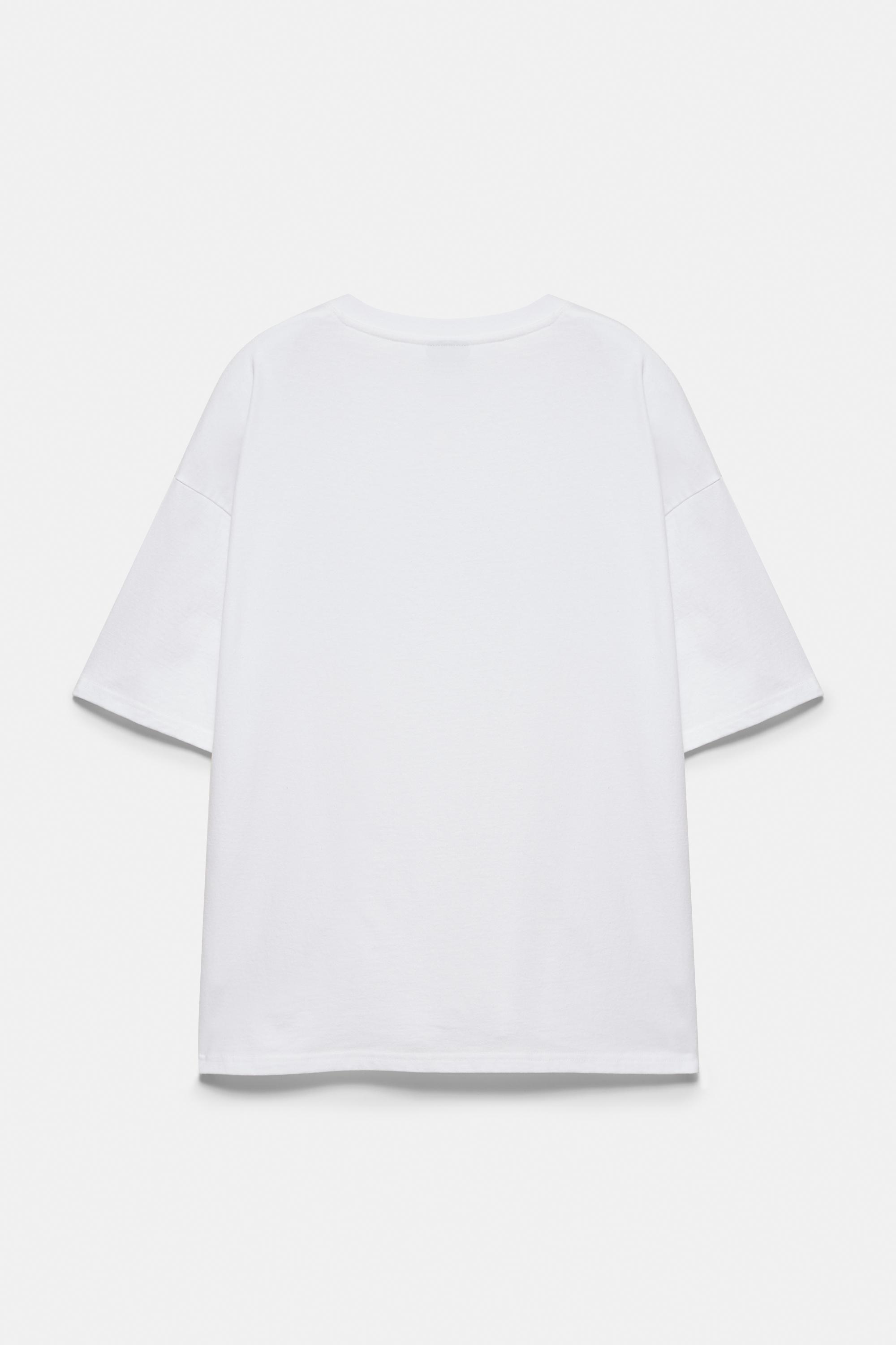 STWD T-shirt with headphones graphic — Off white
