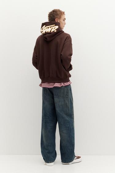 STWD hood sweatshirt — Brown 2