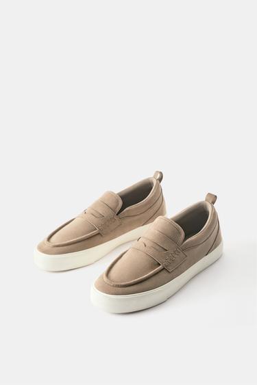 Casual strap trainers — Ecru 3