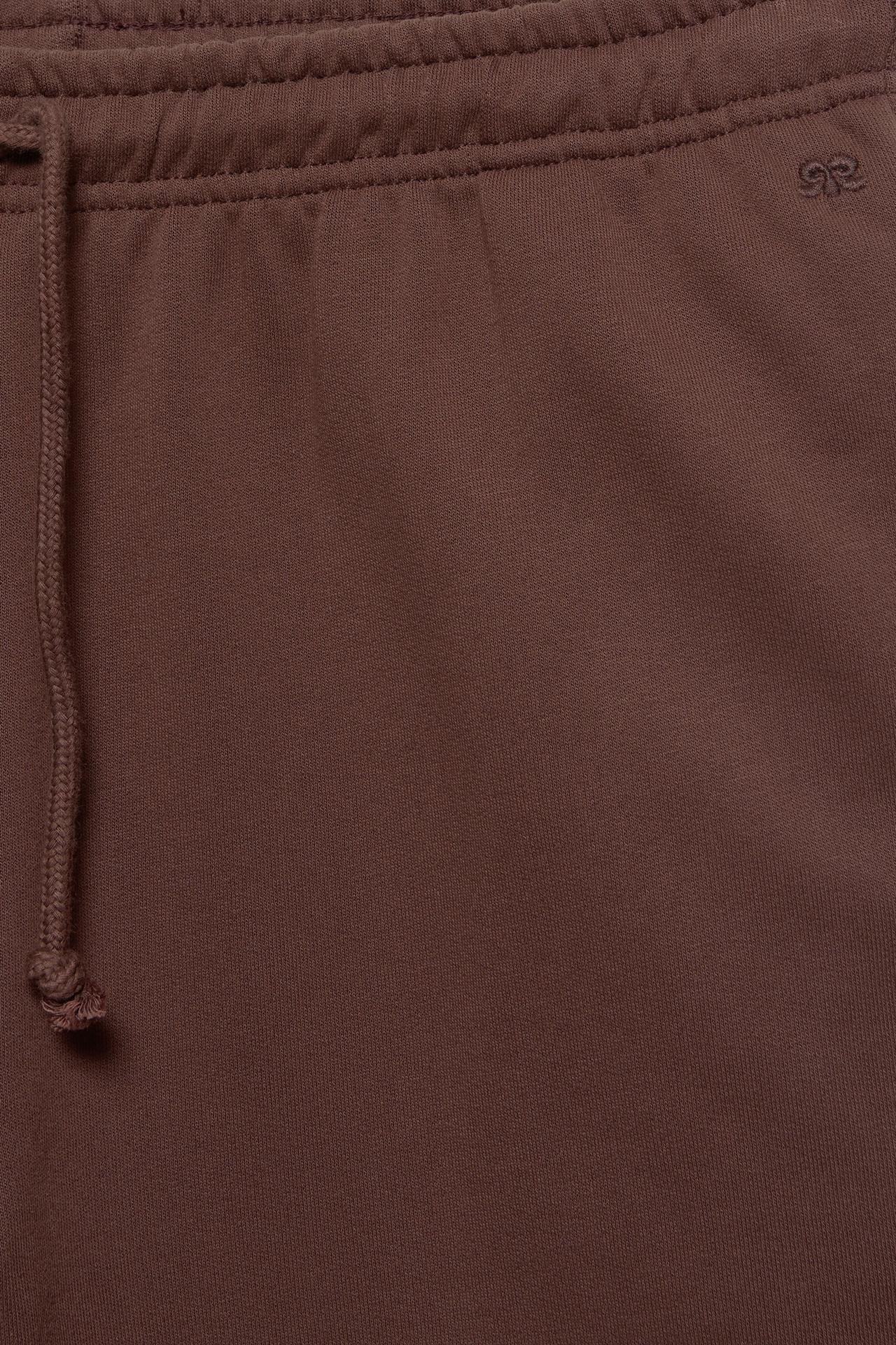 Wide-leg jogger trousers — Brown