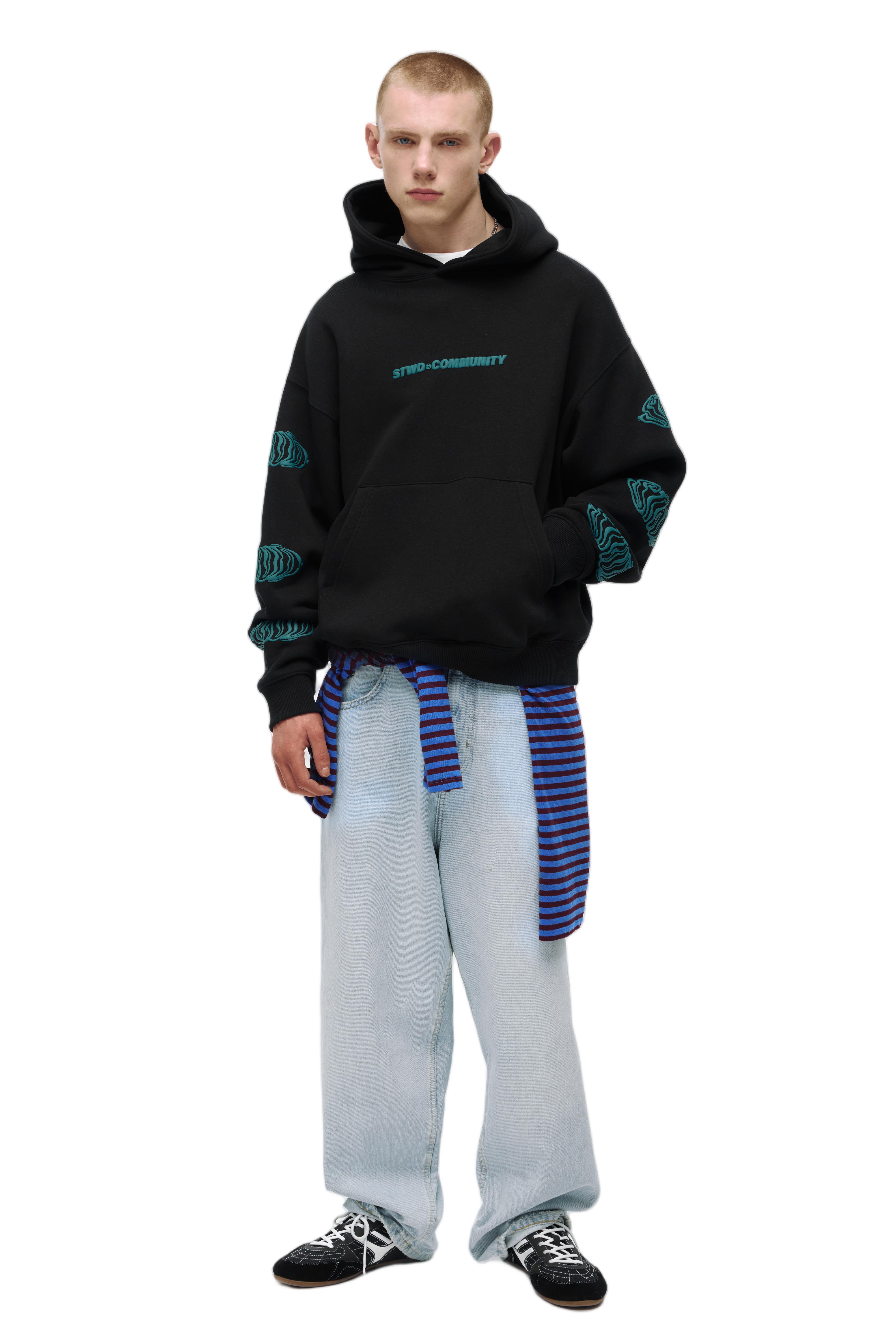 STWD Community hoodie — Black