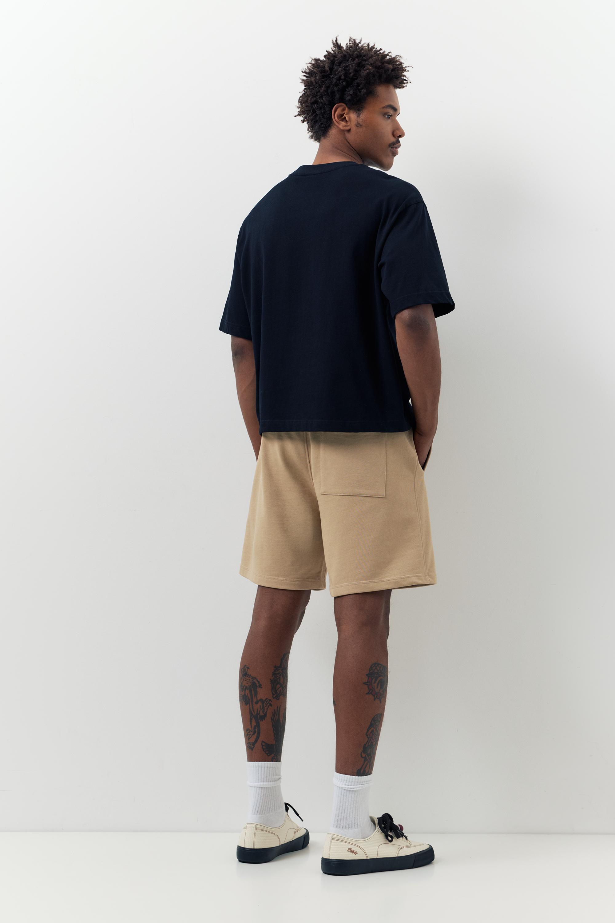 2-pack of STWD Bermuda short sweatpants — Beige