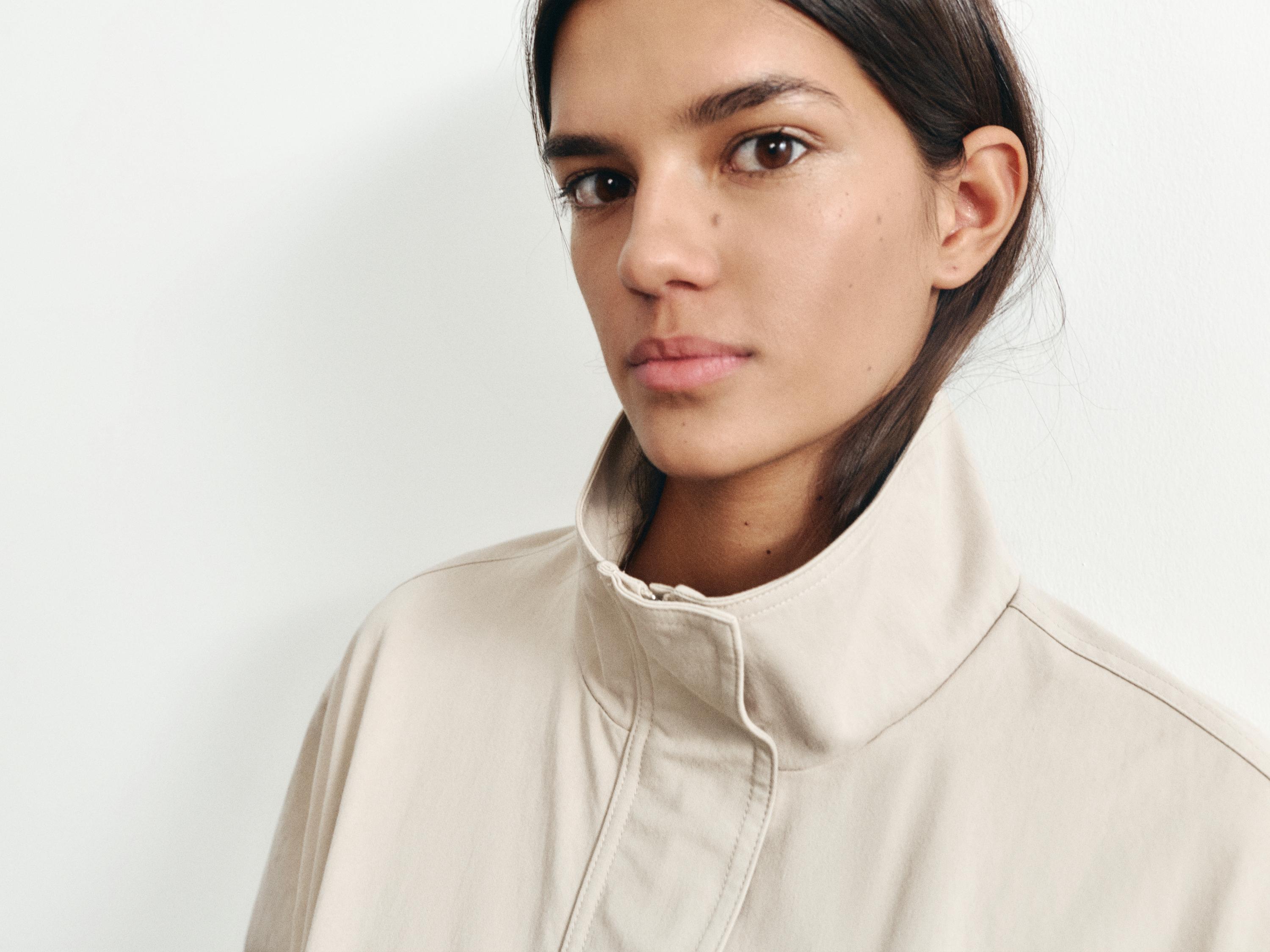 Pull&Bear Oversize dik yaka ceket görsel 7