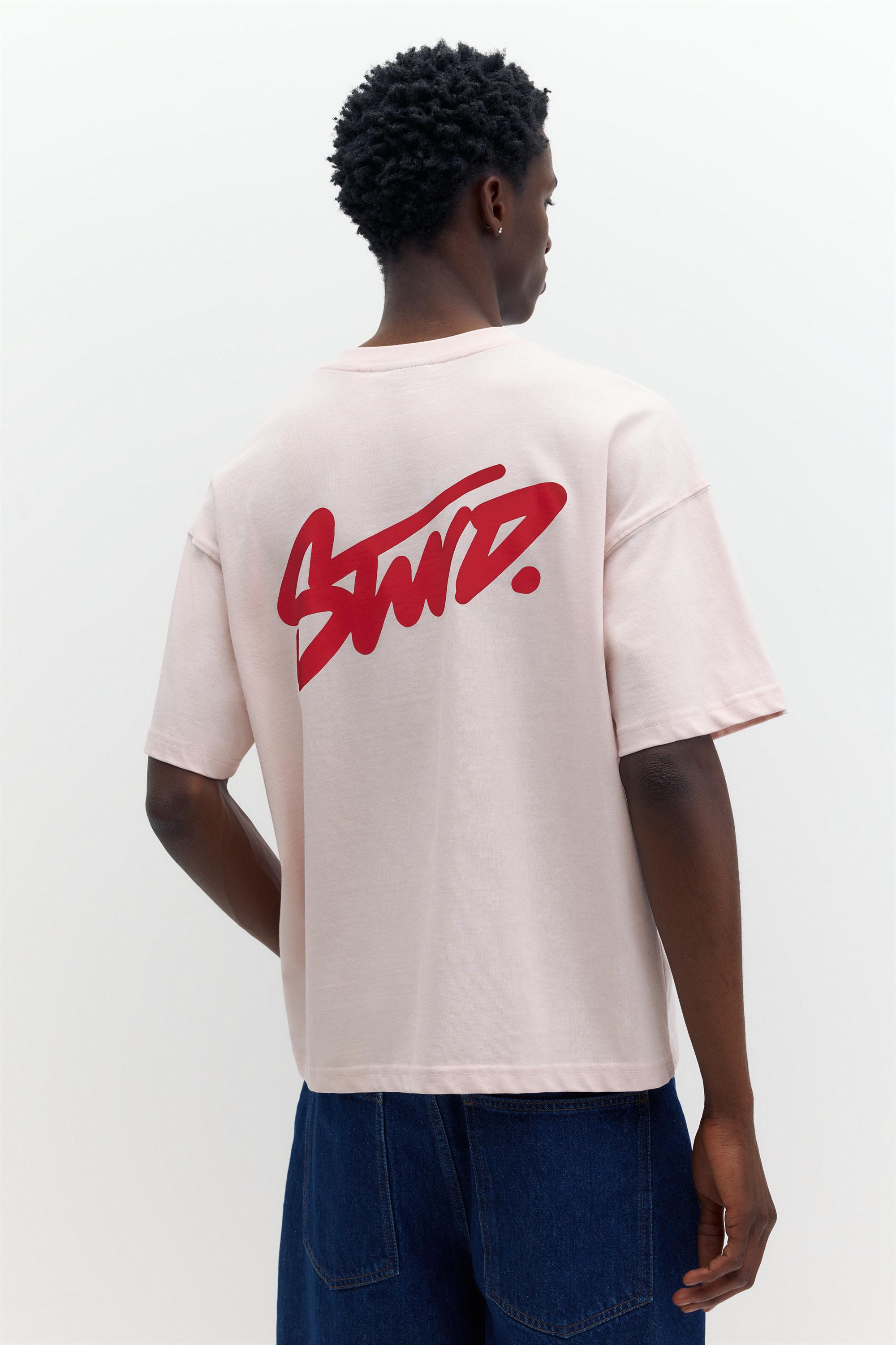STWD logolu salaş t-shirt - Görsel 9