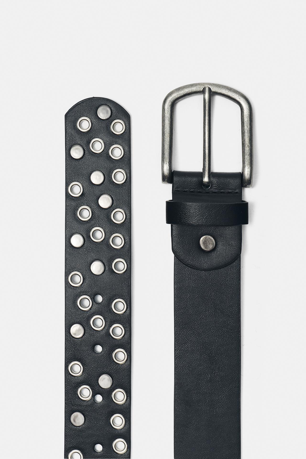 Eyelet belt — Black