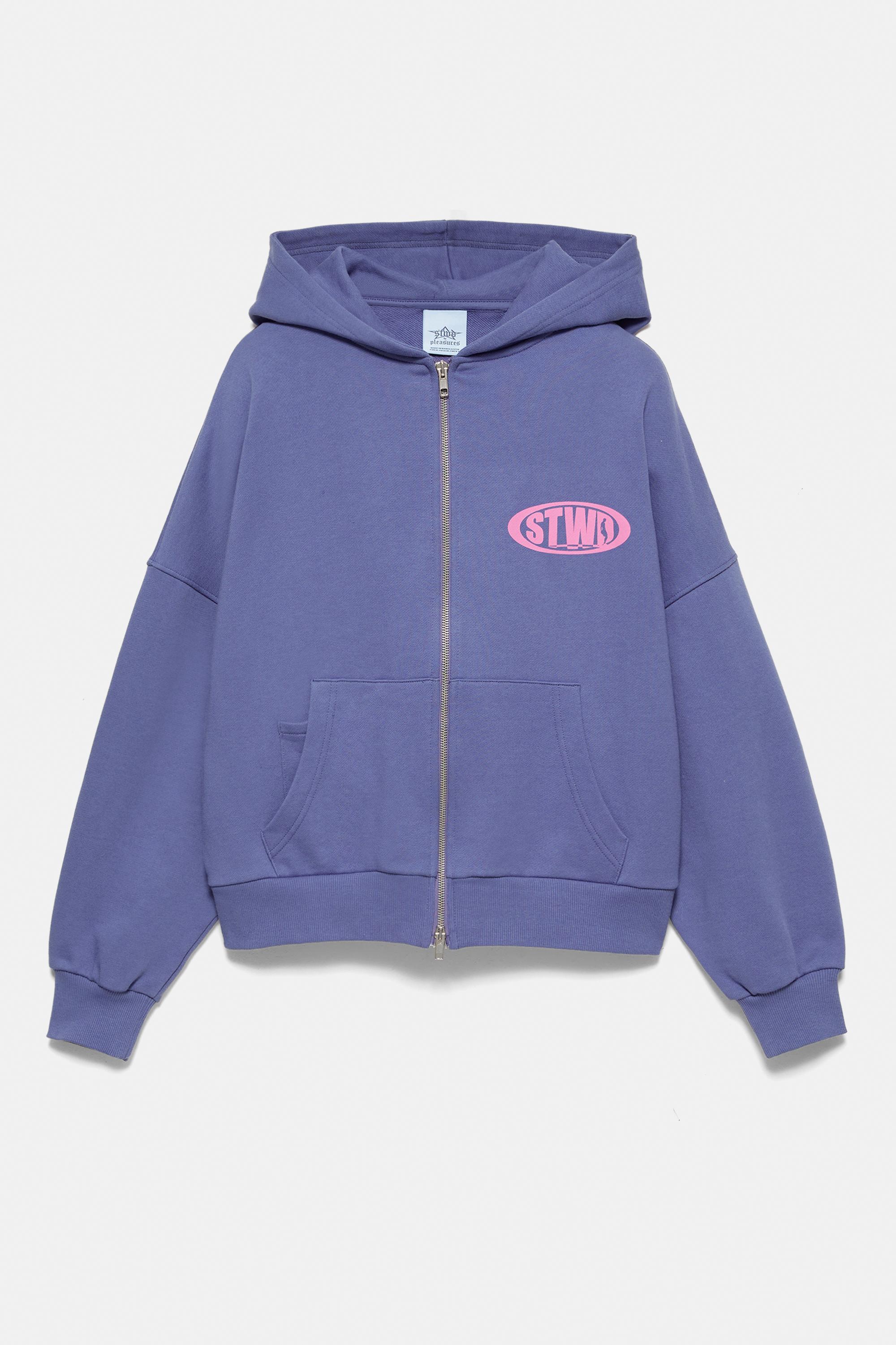 Pleasures x STWD hoodie — Bluish