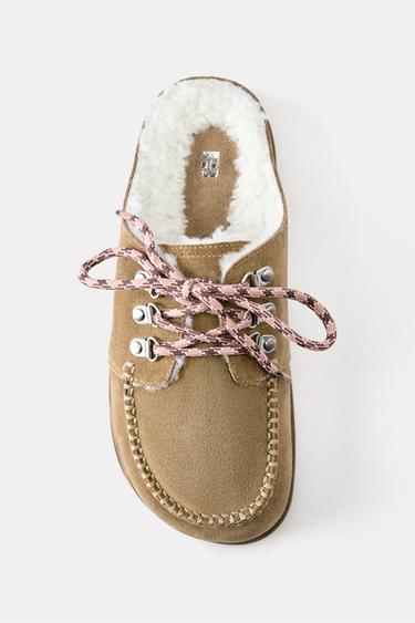 Trekking leather clogs — Sand 4