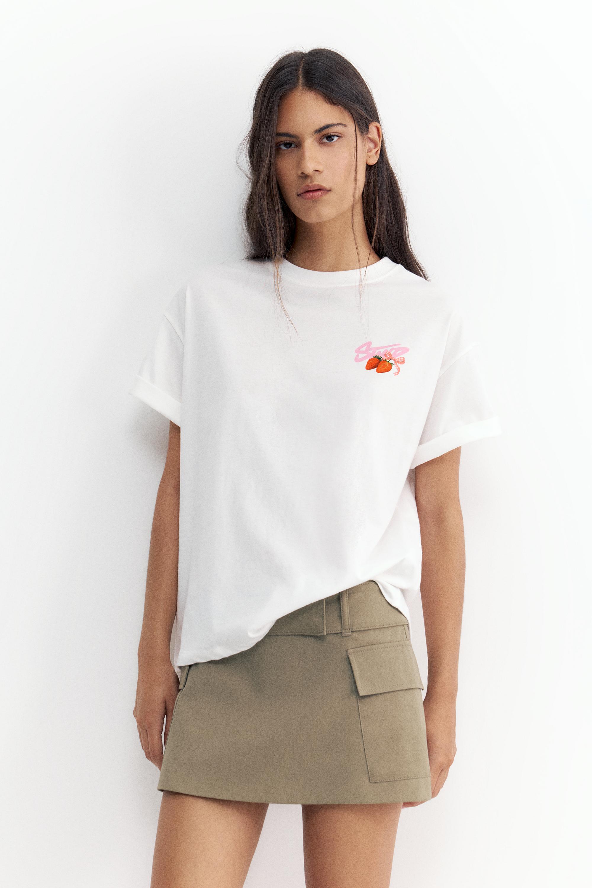 STWD strawberry graphic T-shirt — White