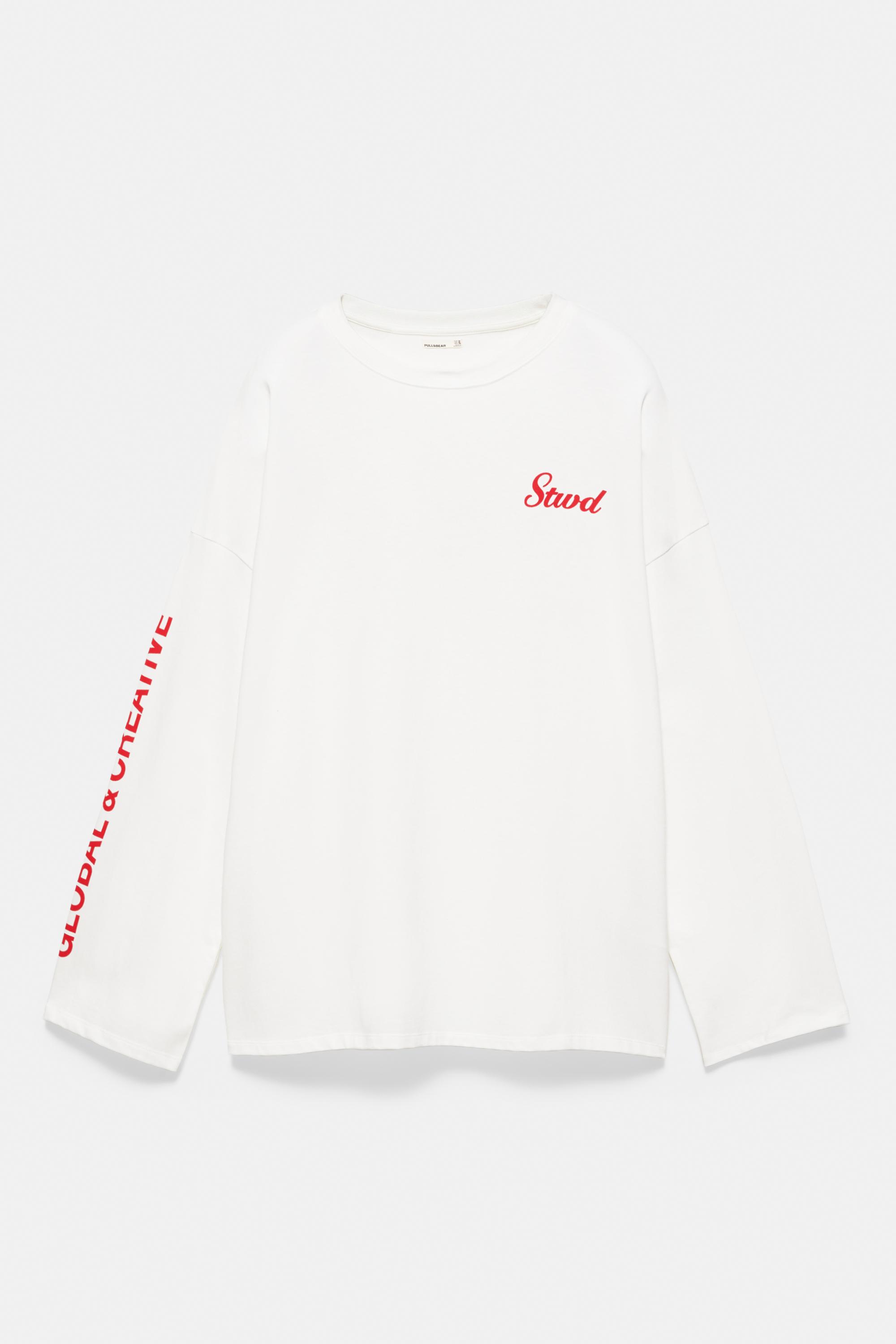 Long sleeve STWD T-shirt — Ice