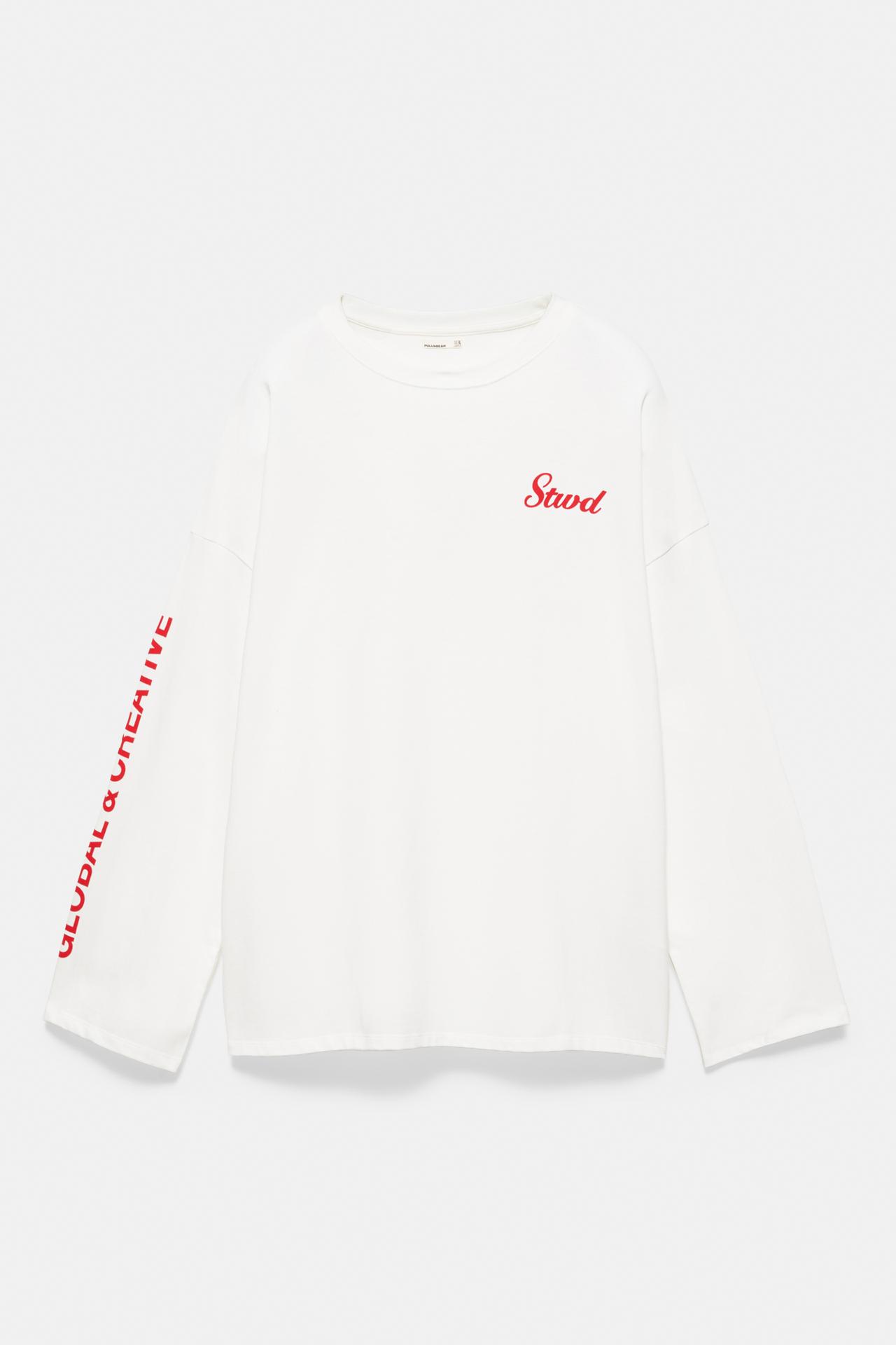 Long sleeve STWD T-shirt — Ice