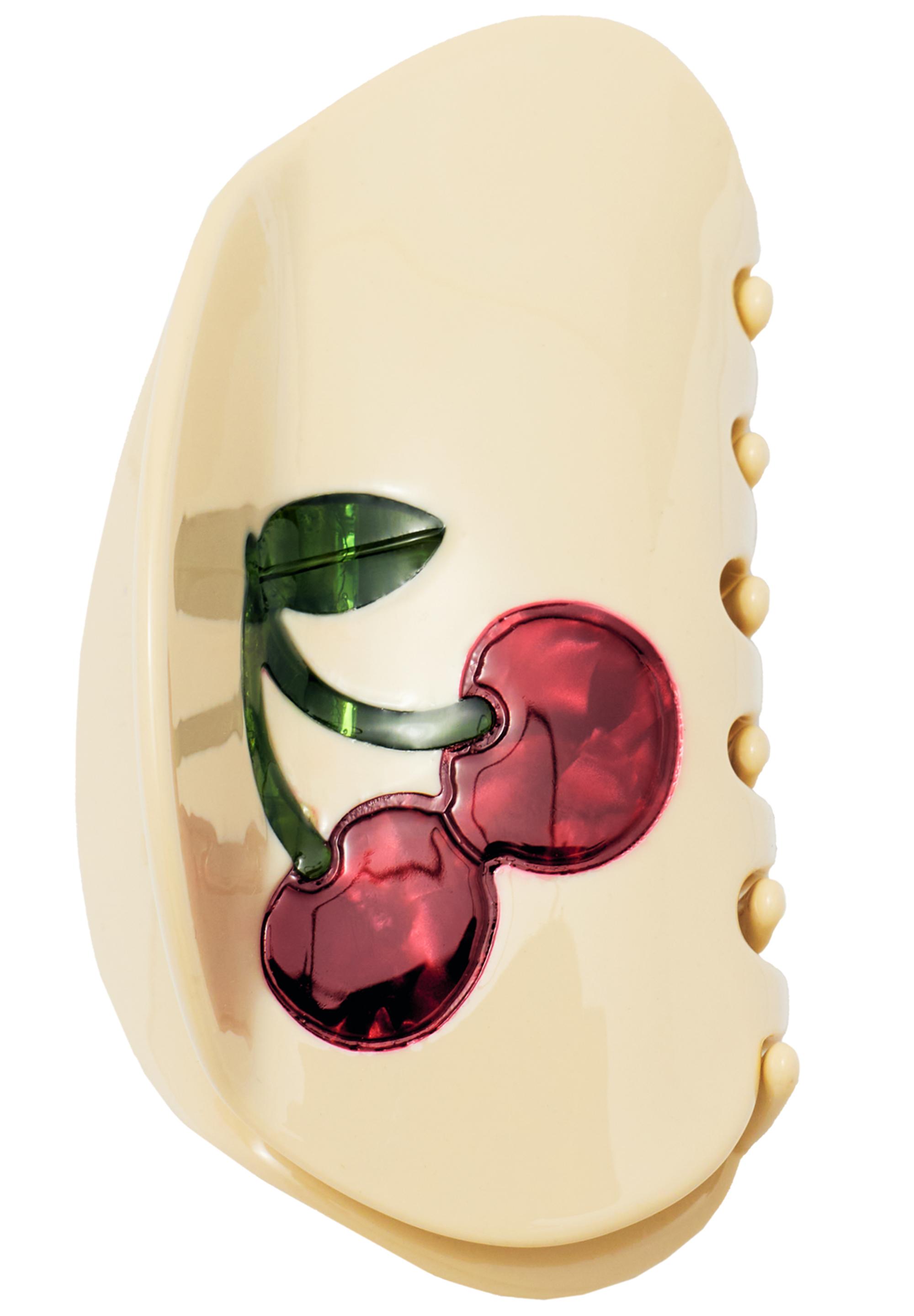 Kiraz desenli kavisli saç tokası