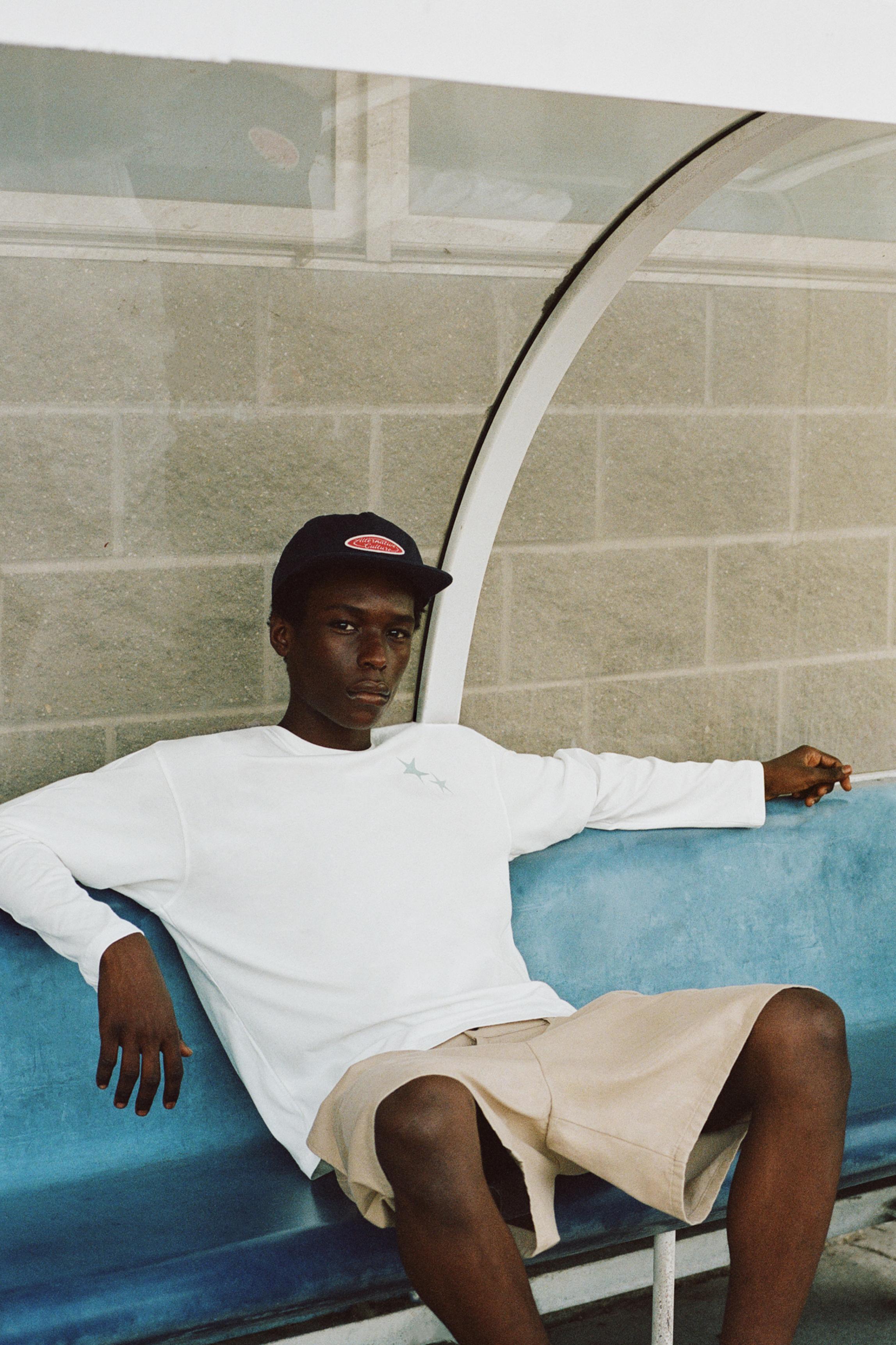 STWD boxy star T-shirt — Off white