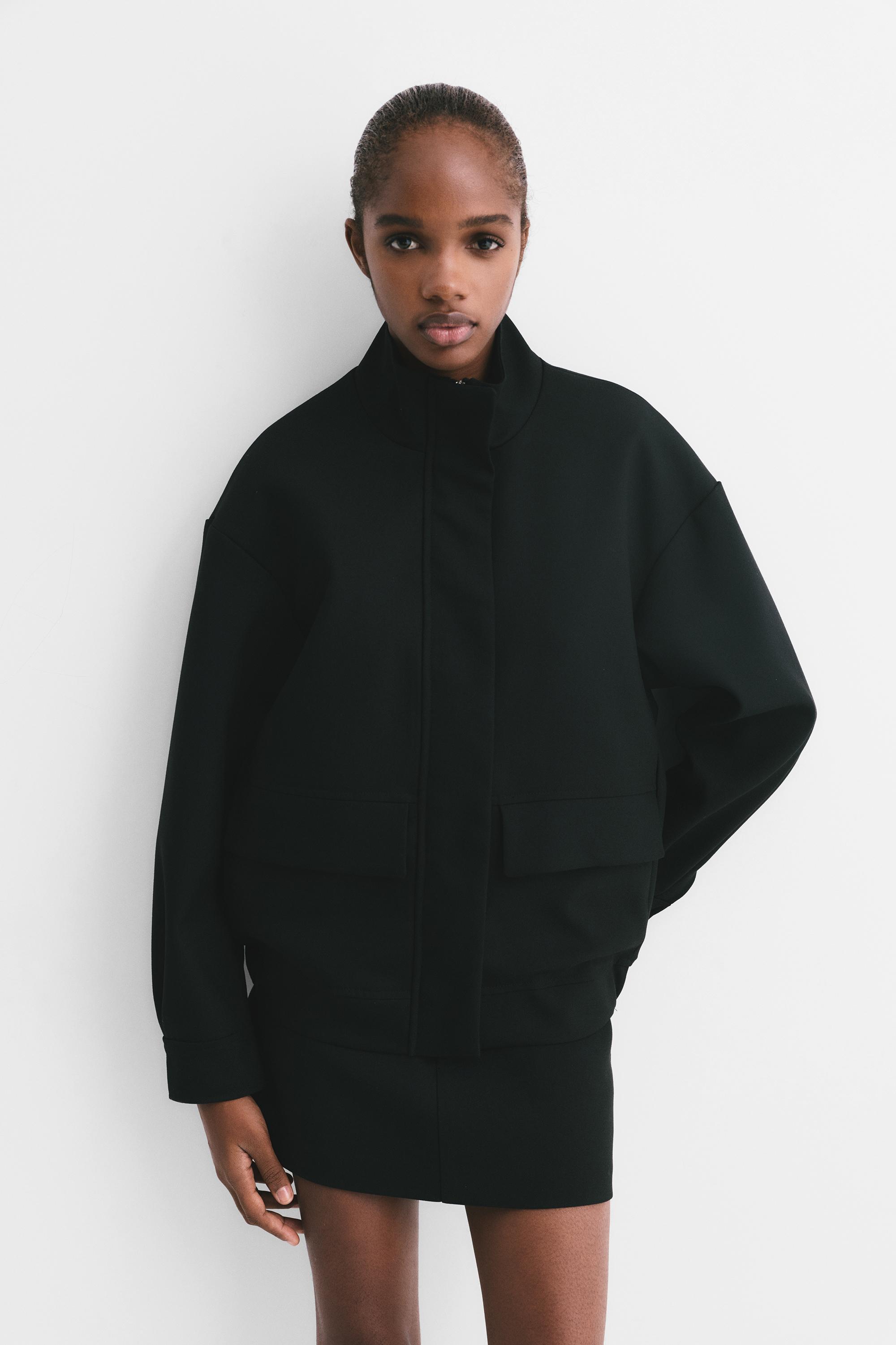 Tailored Jas Mit Stehkragen