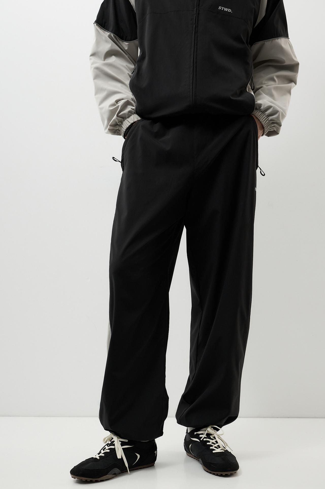 STWD panelled joggers — Black
